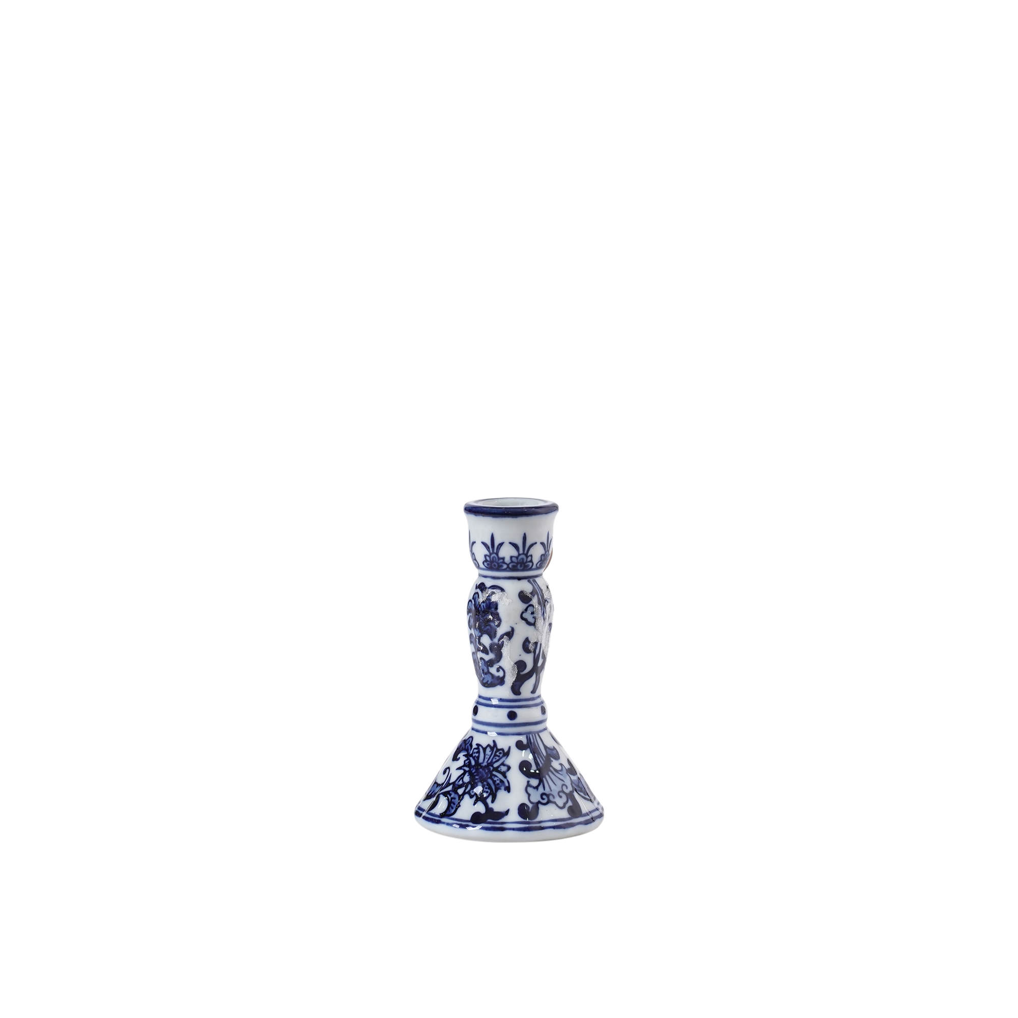 Chinoiserie Taper Candle Holder S/2