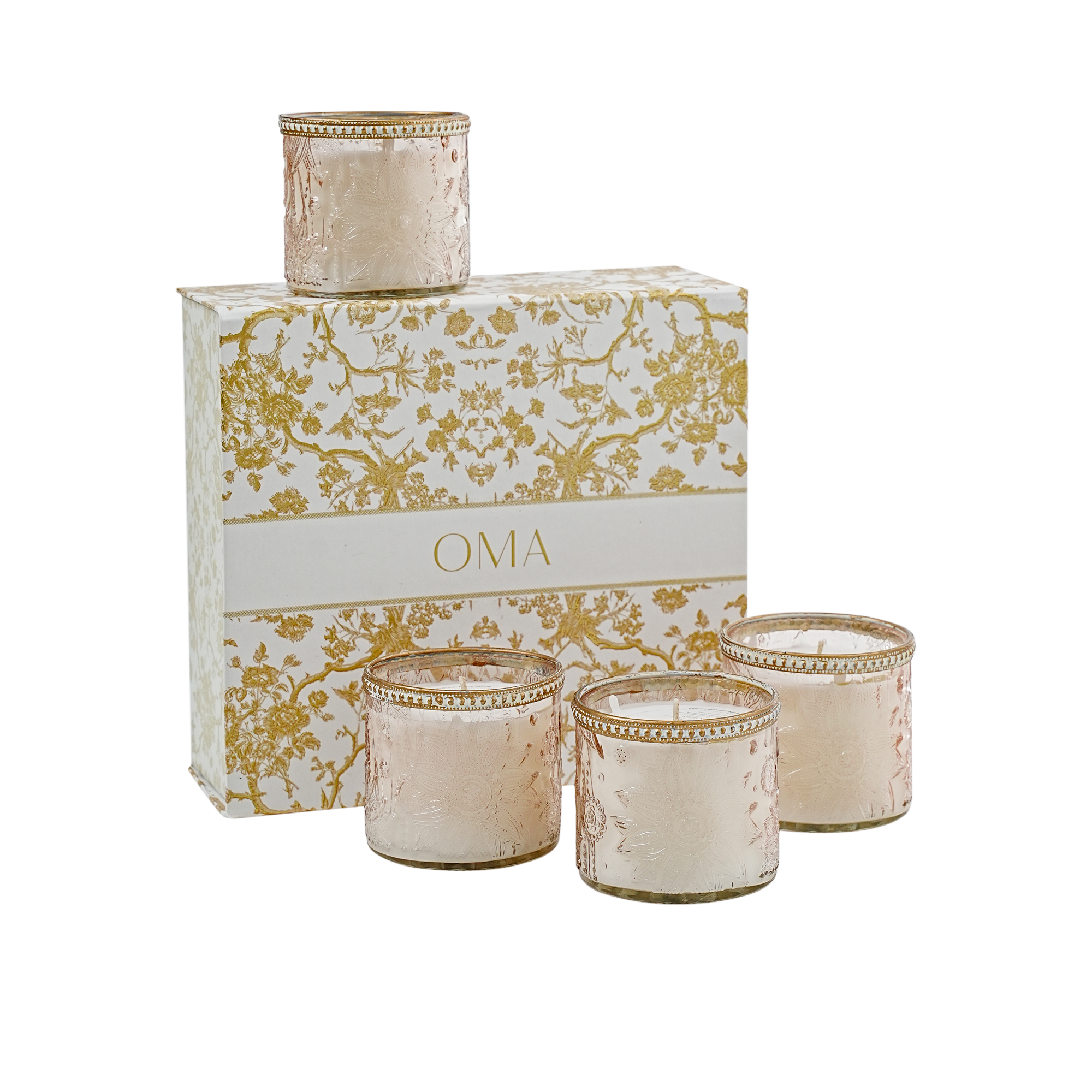 Dalia Fern Moss Candle S/4