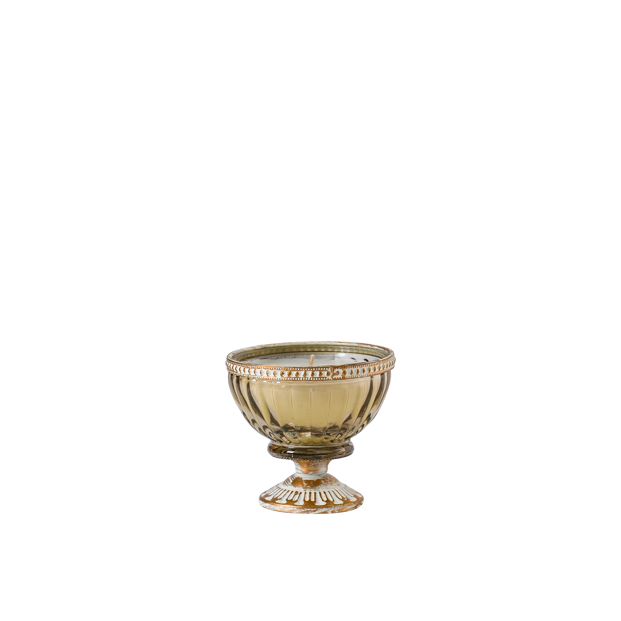 Reeded Fresh Balsam and Cedar Wood Candle S/2