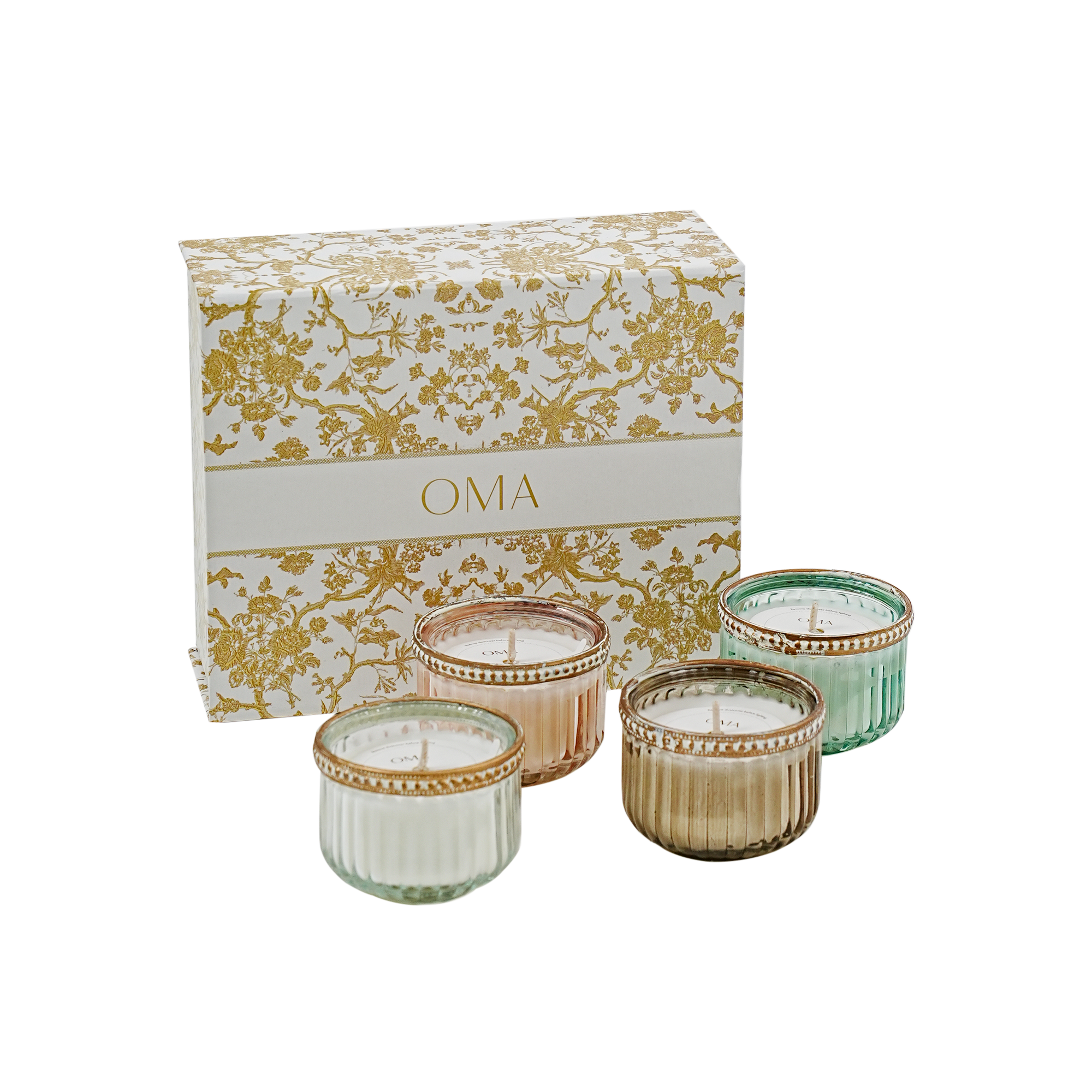 Diya Fresh Balsam And Cedar Wood Candle S/4
