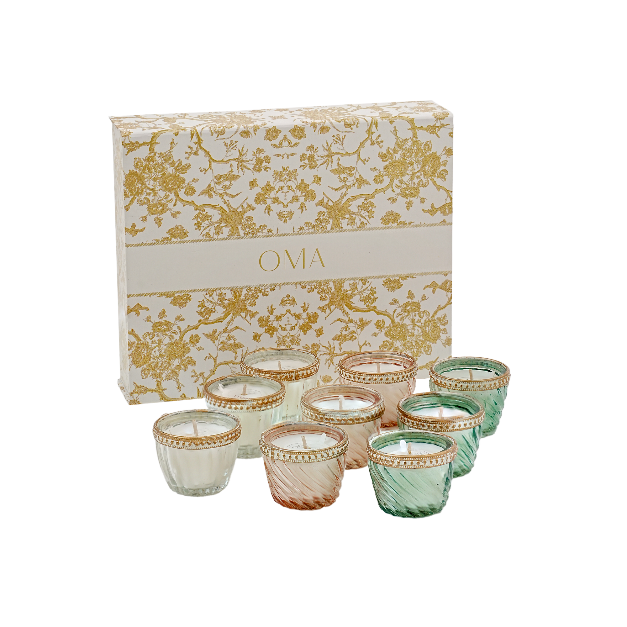 Diya Night Gardenia Candle S/9