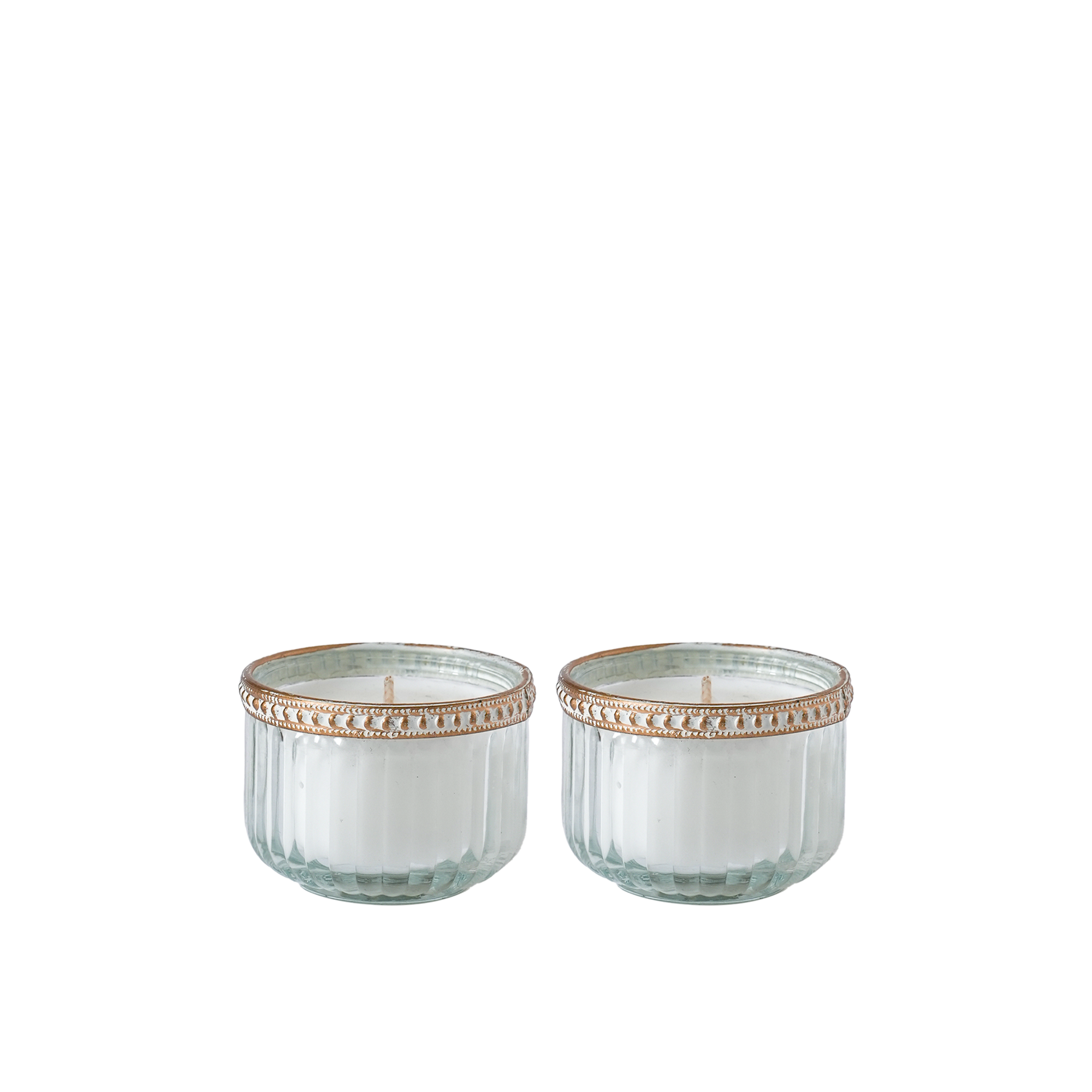 Diya Fresh Balsam And Cedar Wood Candle Clear S/4
