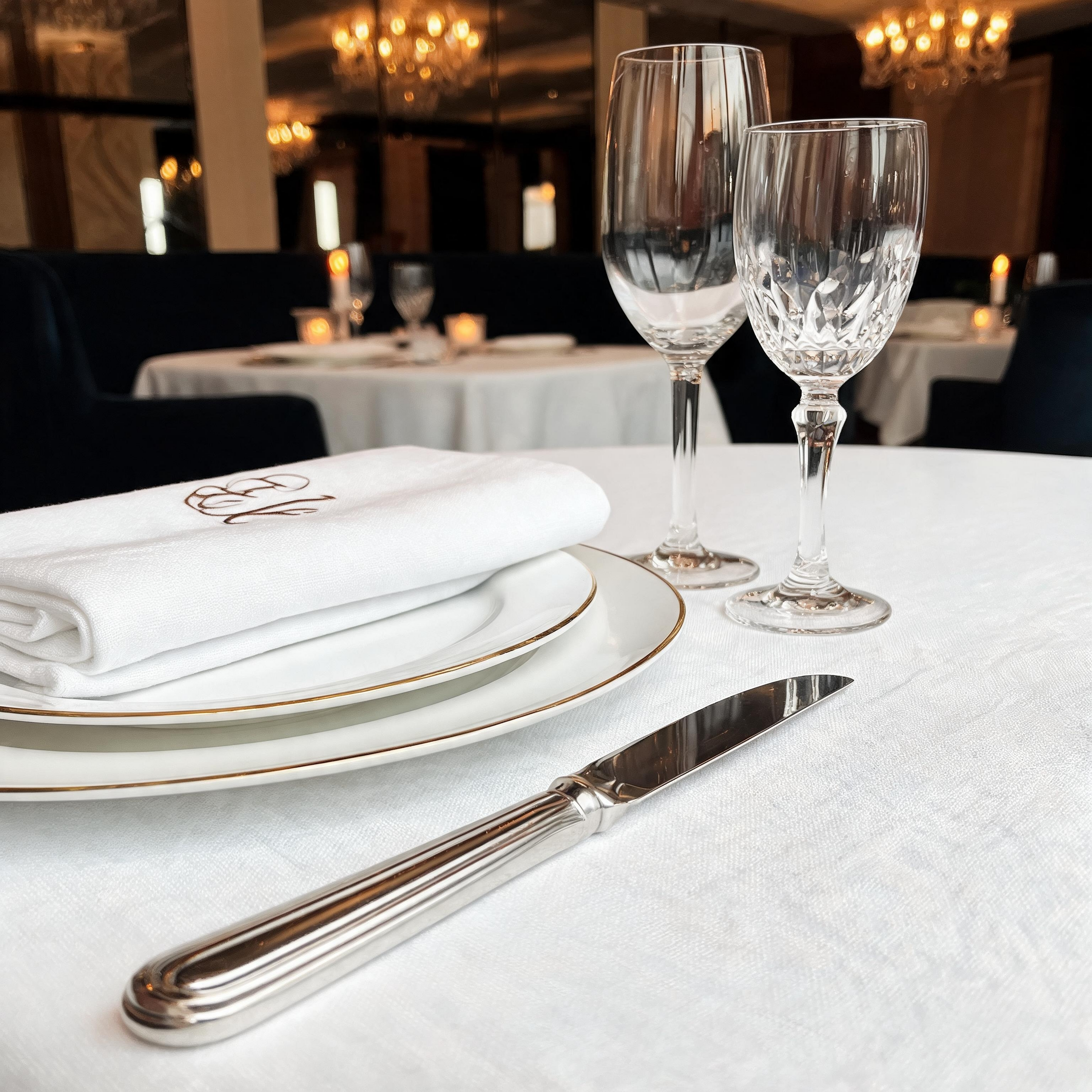Metropolitan Dinner Knife Silverplated