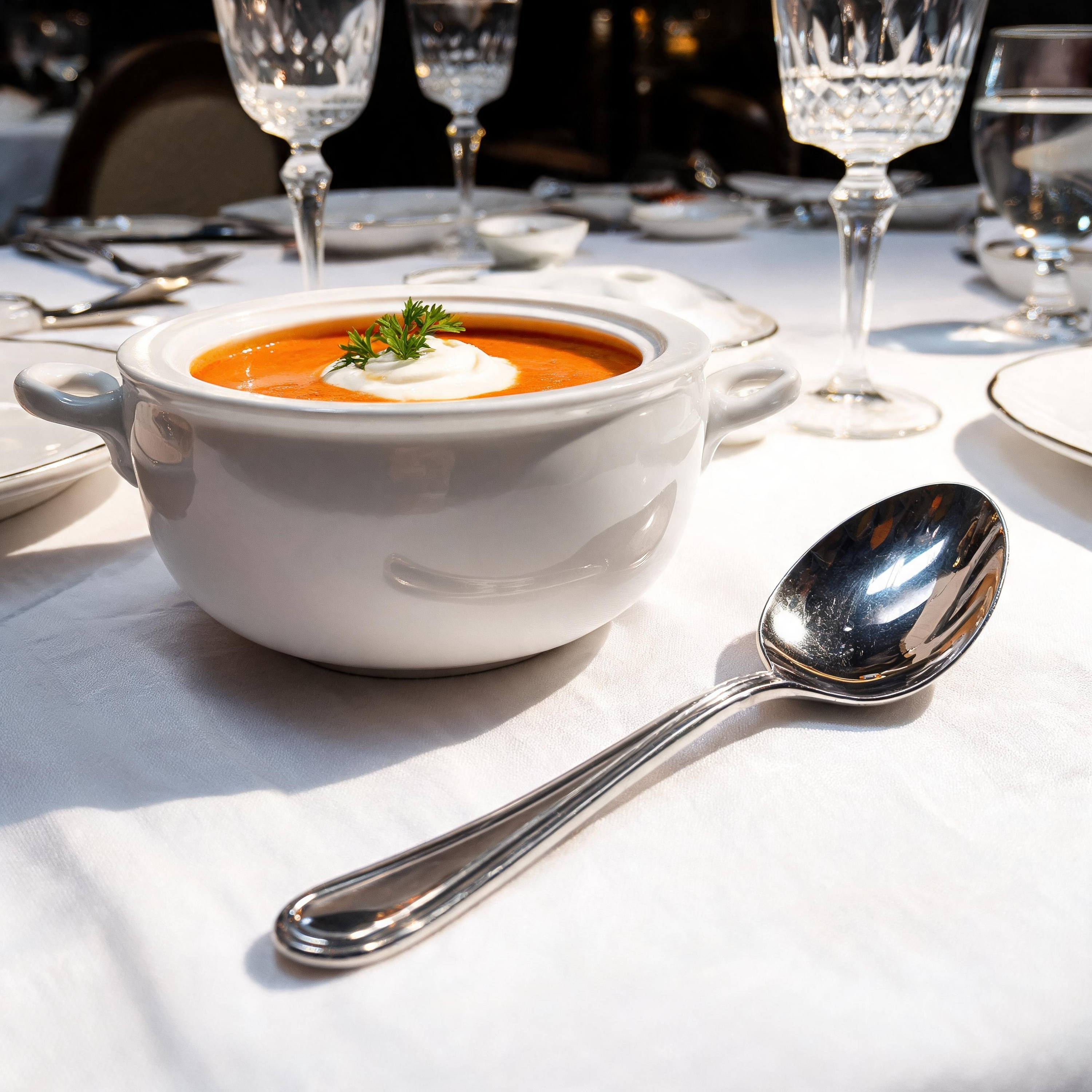 Metropolitan Serving Spoon Silverplated