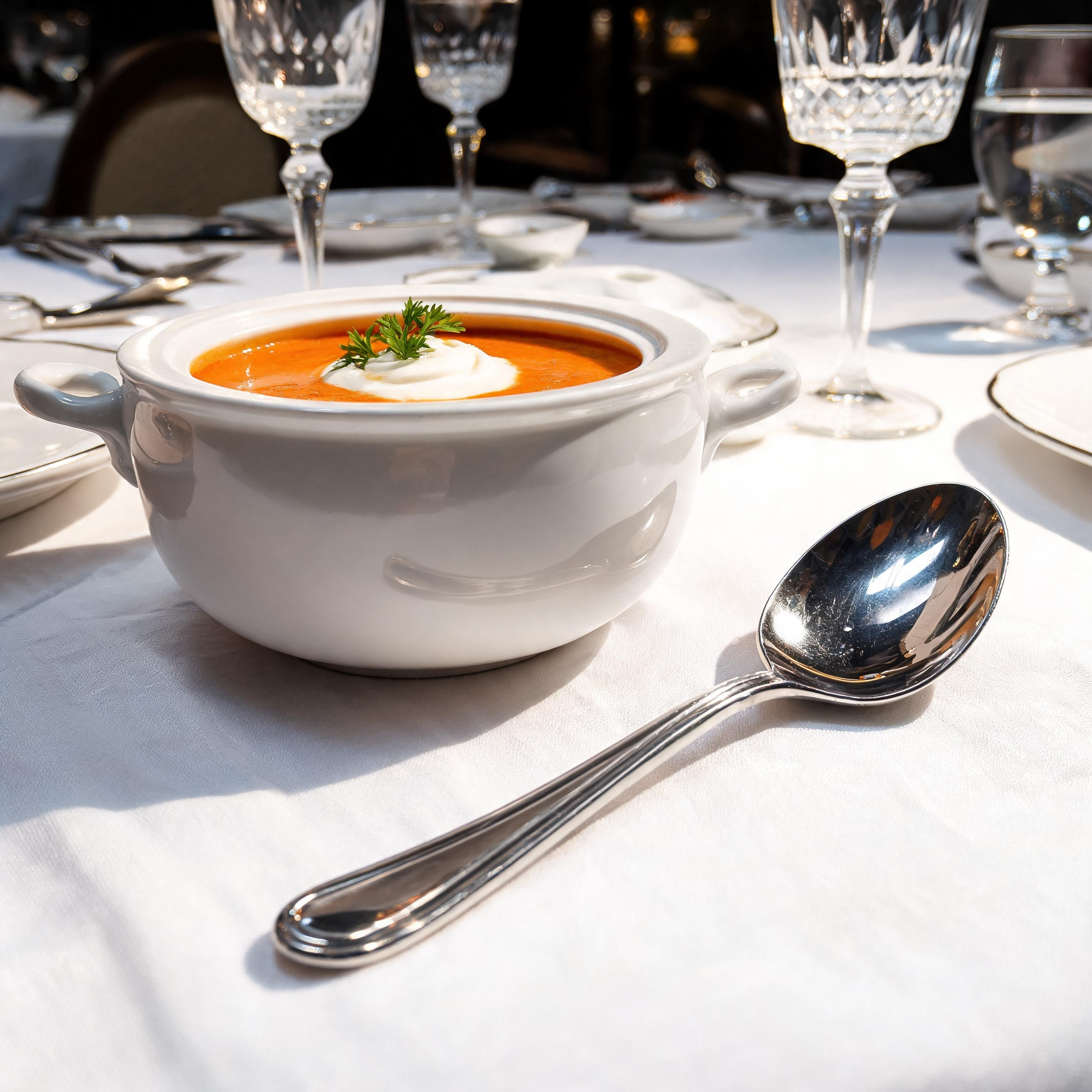 Metropolitan Serving Spoon Silverplated