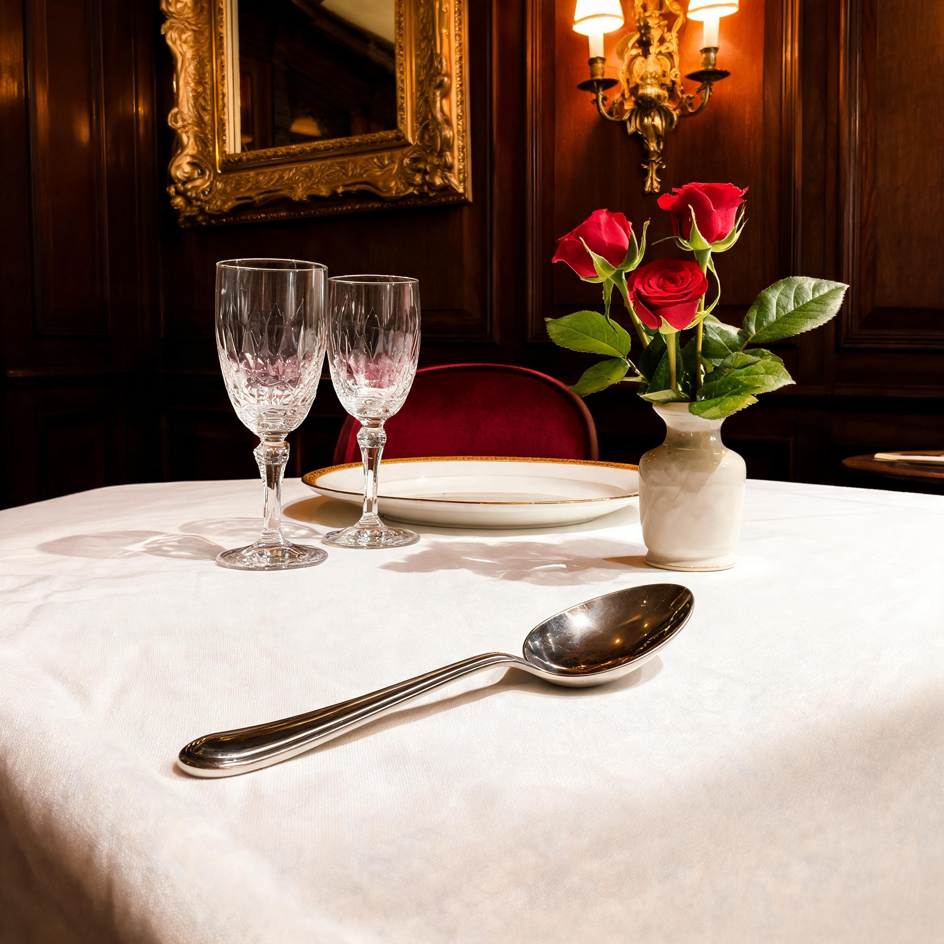Metropolitan Serving Spoon Silverplated