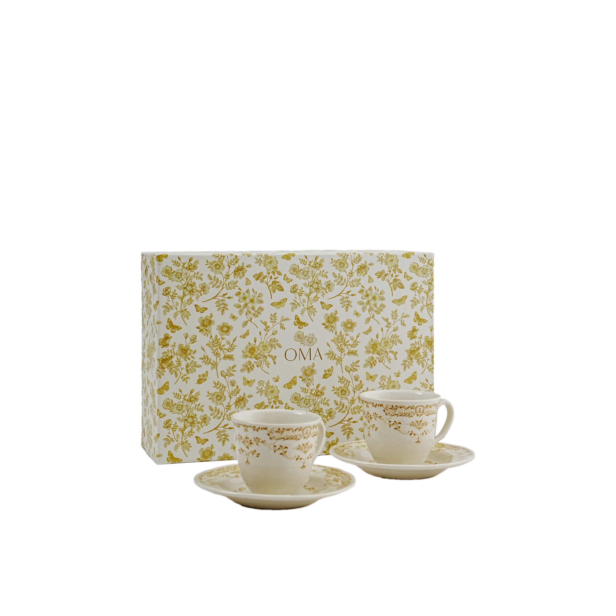 Camille Tea Cup & Saucer S/2