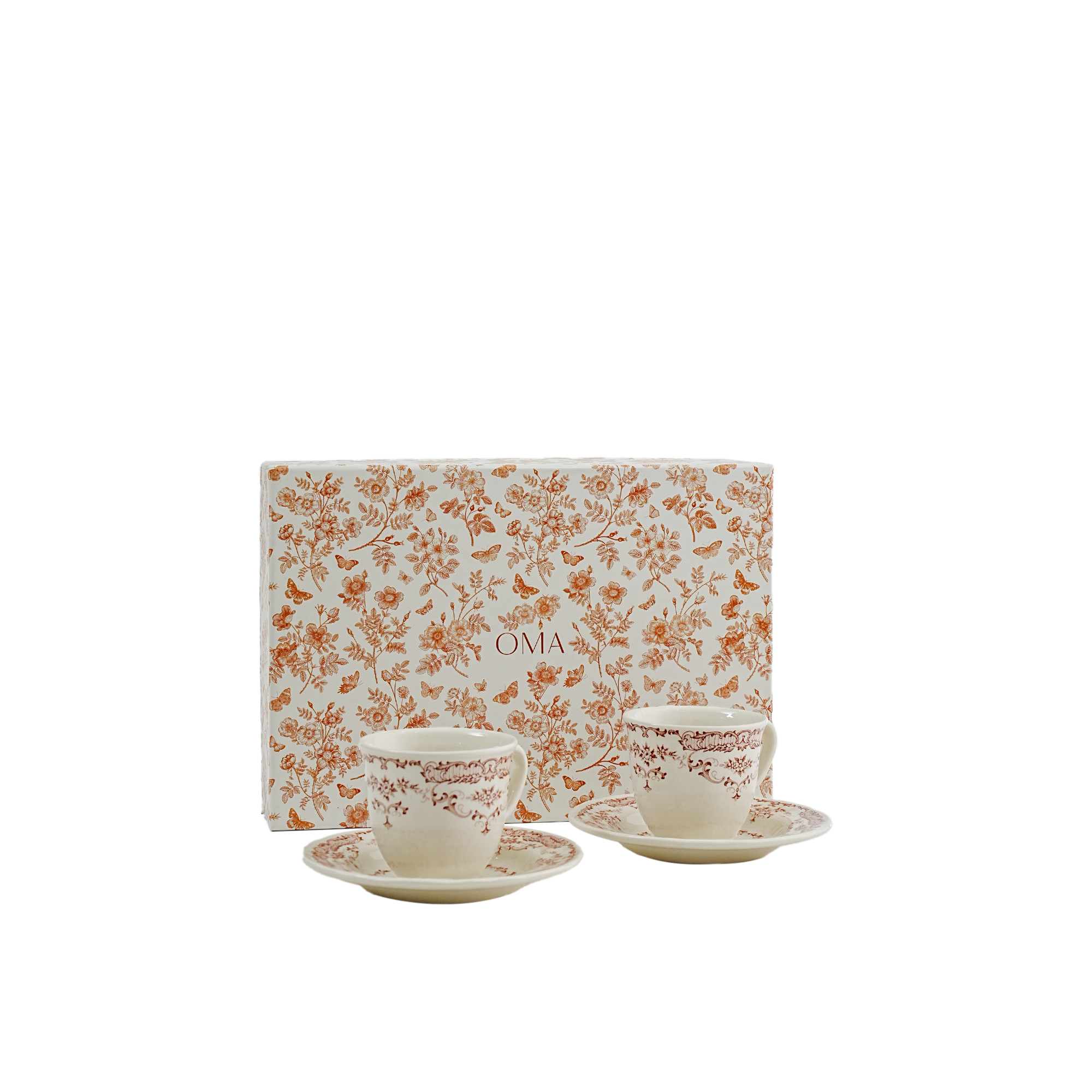 Camille Tea Cup & Saucer S/2