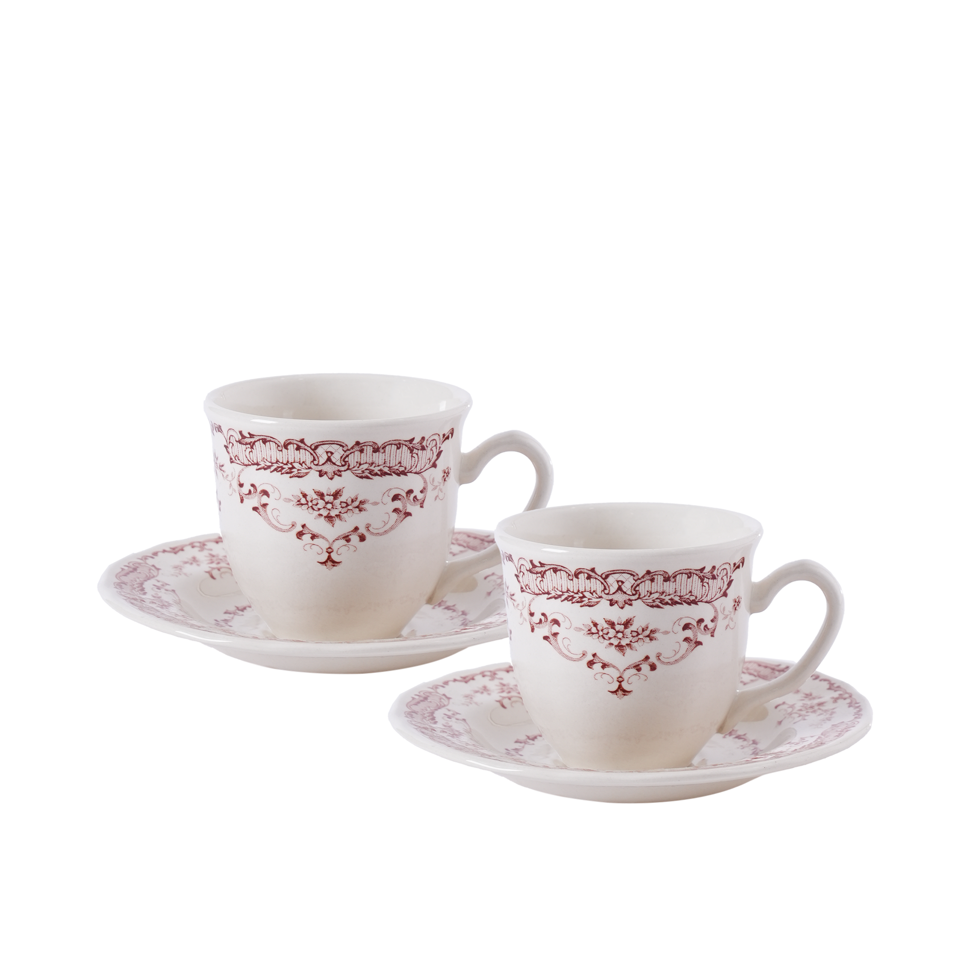 Camille Tea Cup & Saucer S/2