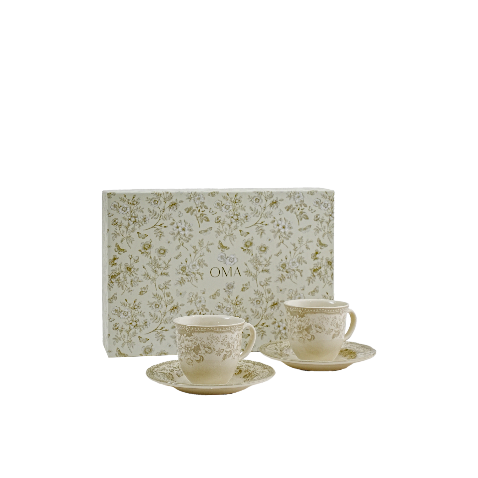 Diana Rose Tea Cup & Saucer S/2