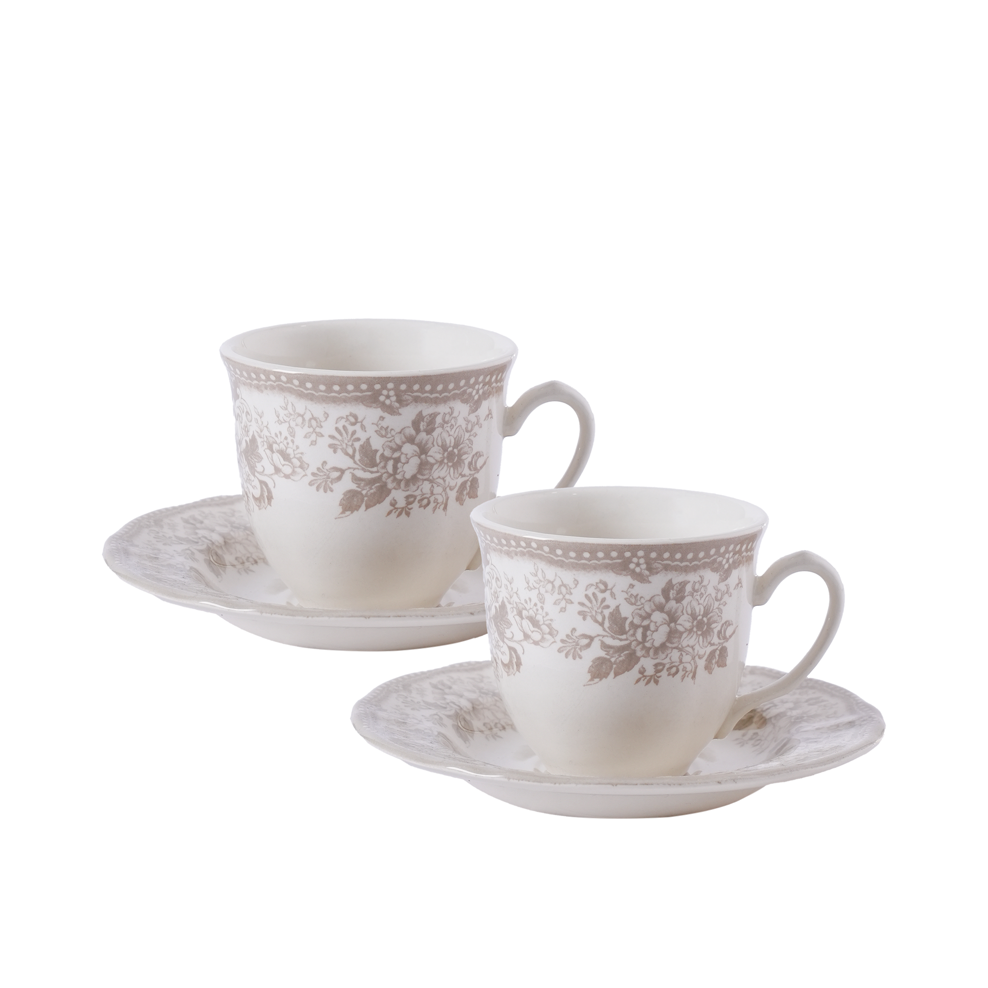 Diana Rose Tea Cup & Saucer S/2