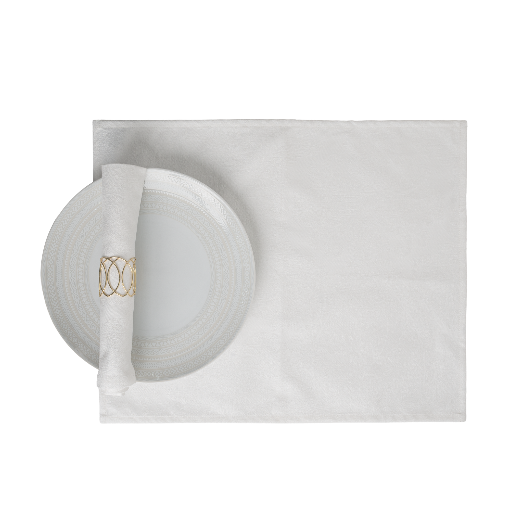 MILLE ISAPHIRE WHITE PLACEMAT