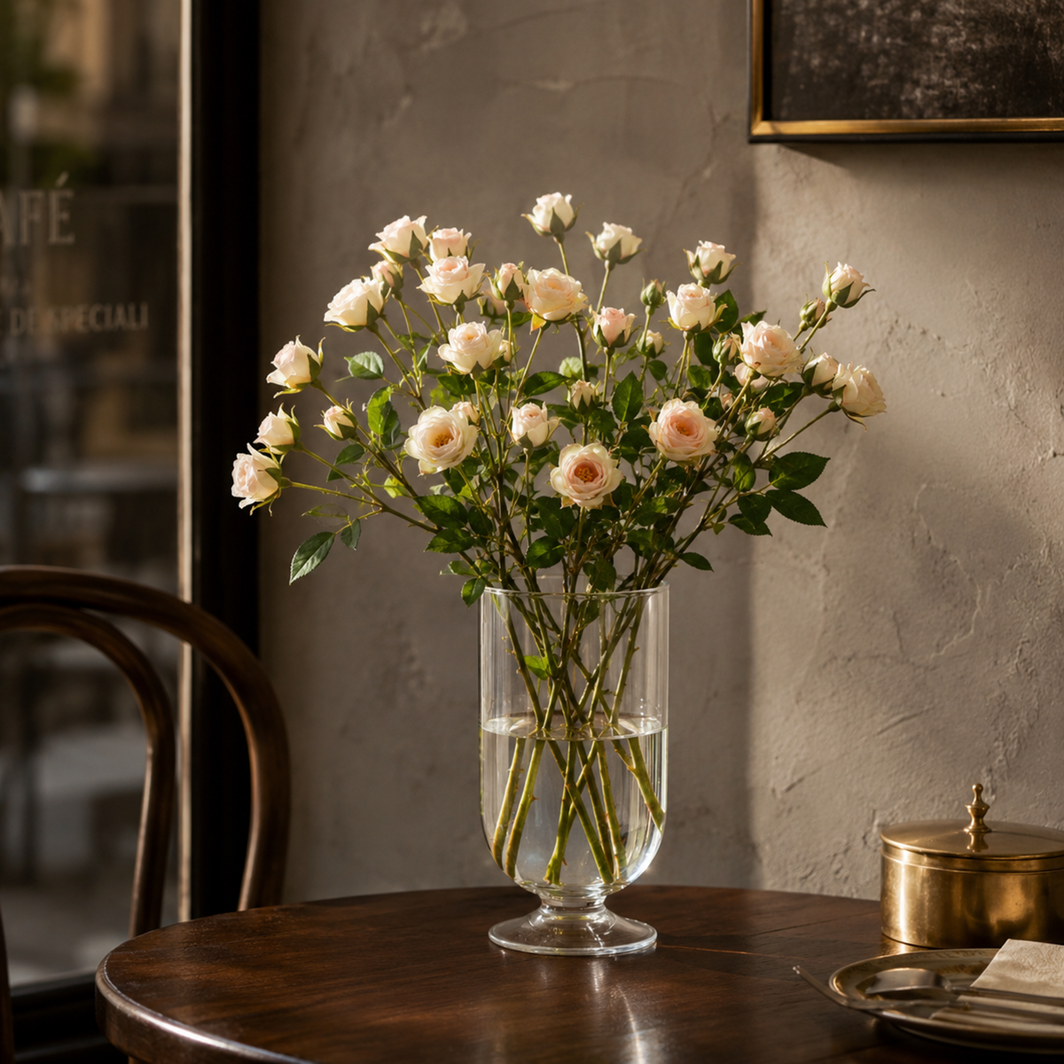 Rose Spray L58 cm