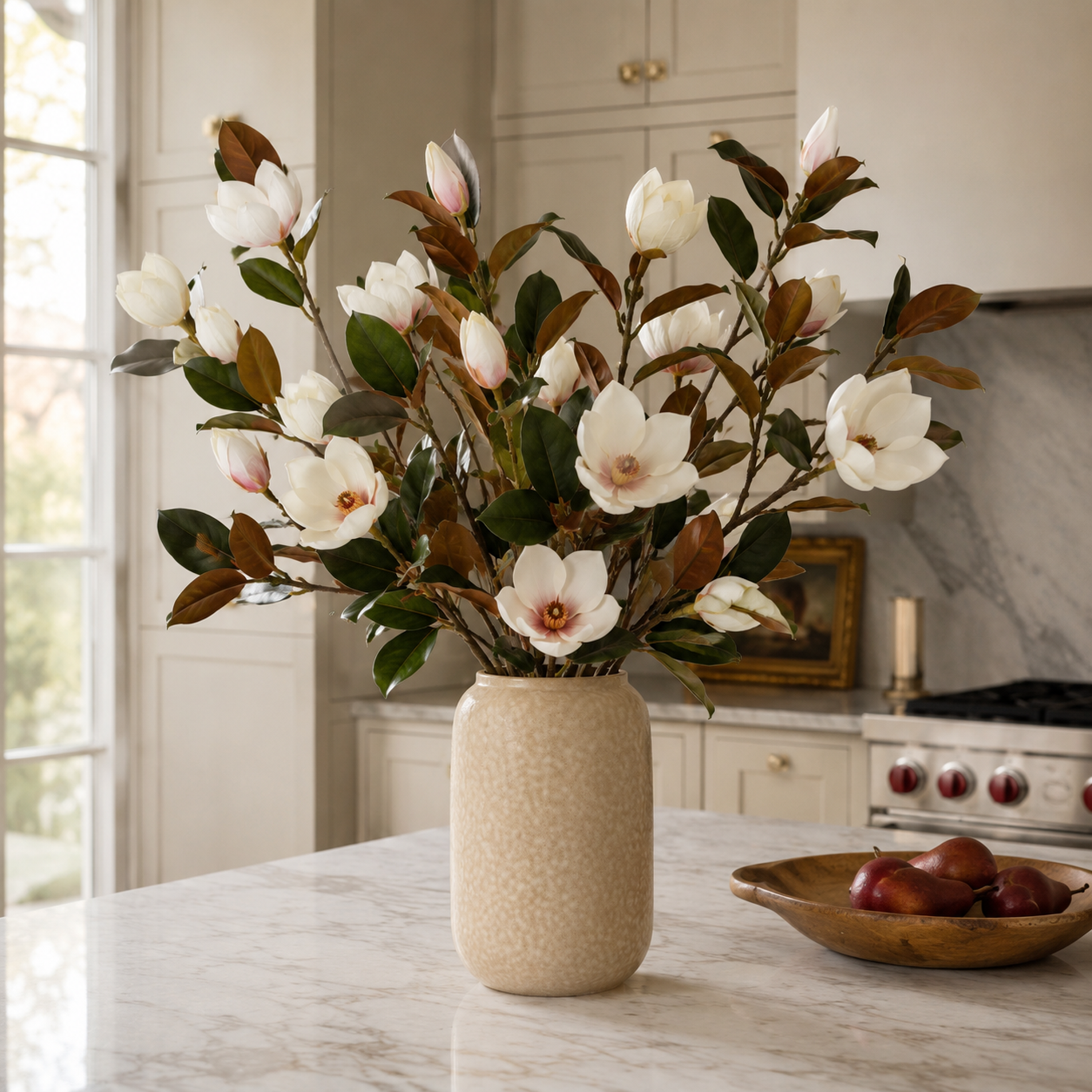 Magnolia Heads Branch L76 cm