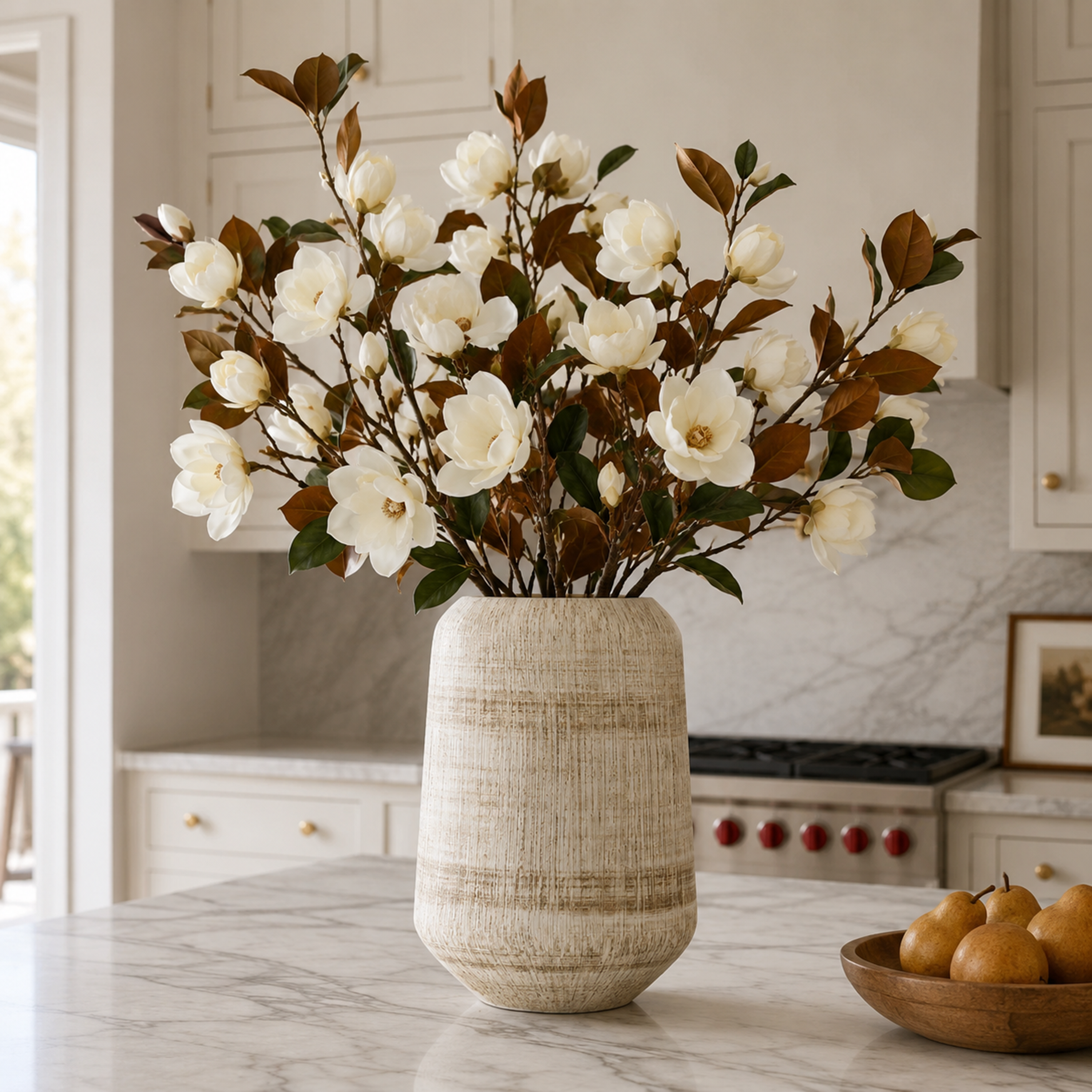 Magnolia Heads Branch L76 cm