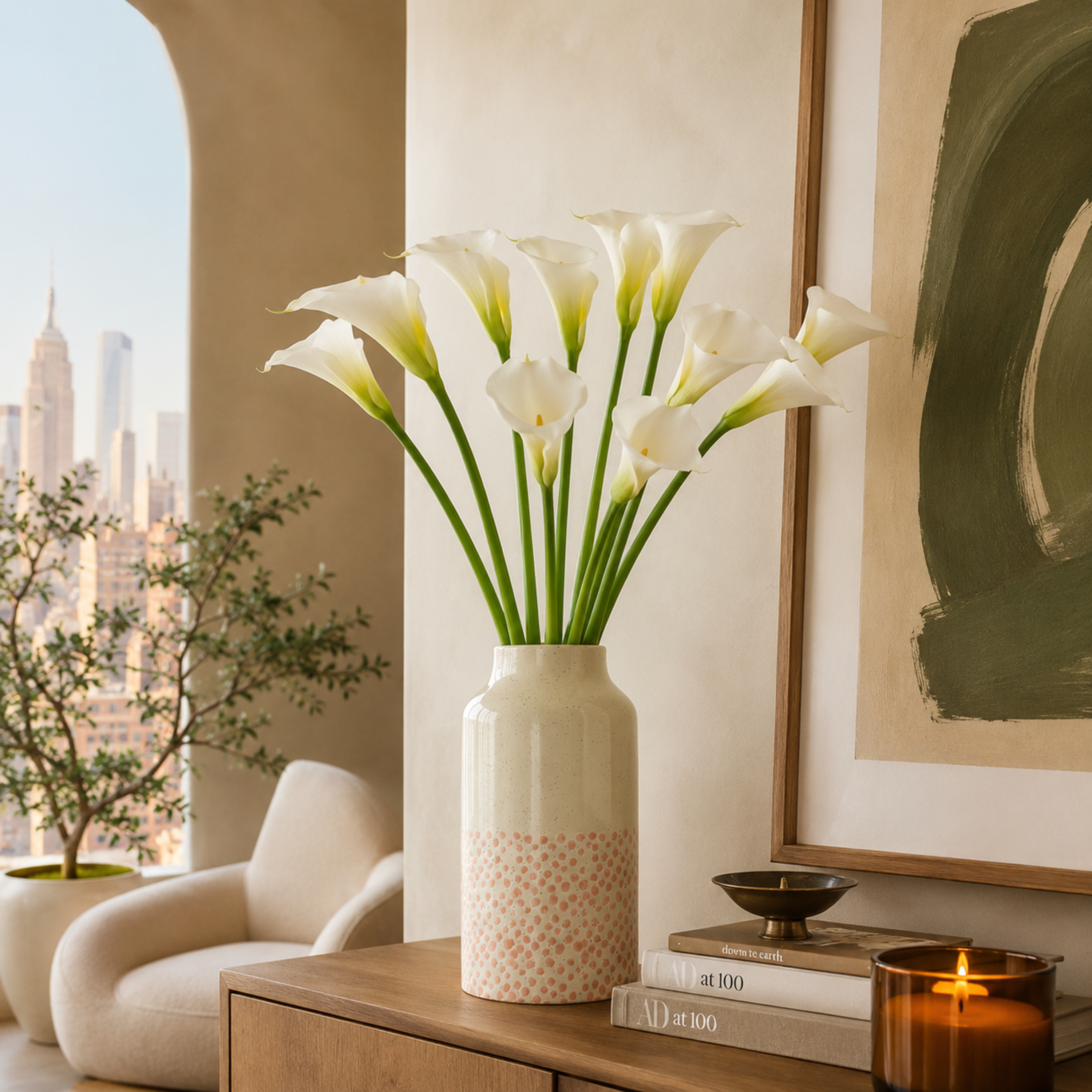 Calla Lily Stem L77 cm