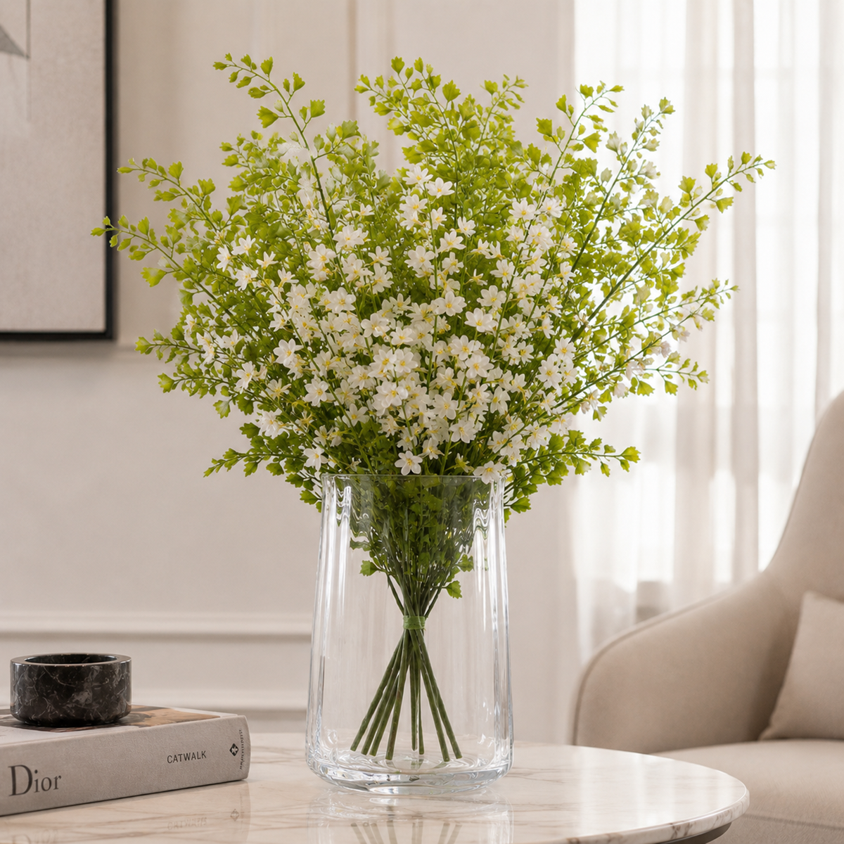 Maiden Hair Bush Yellow/Green L45.72 cm