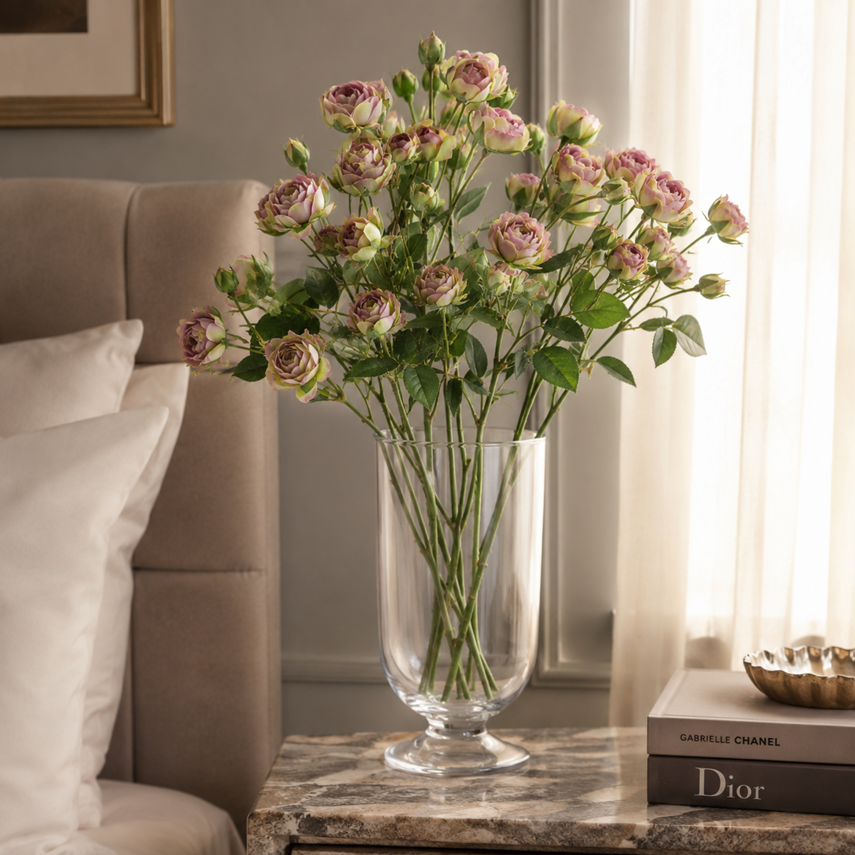 Rose Spray L58 cm