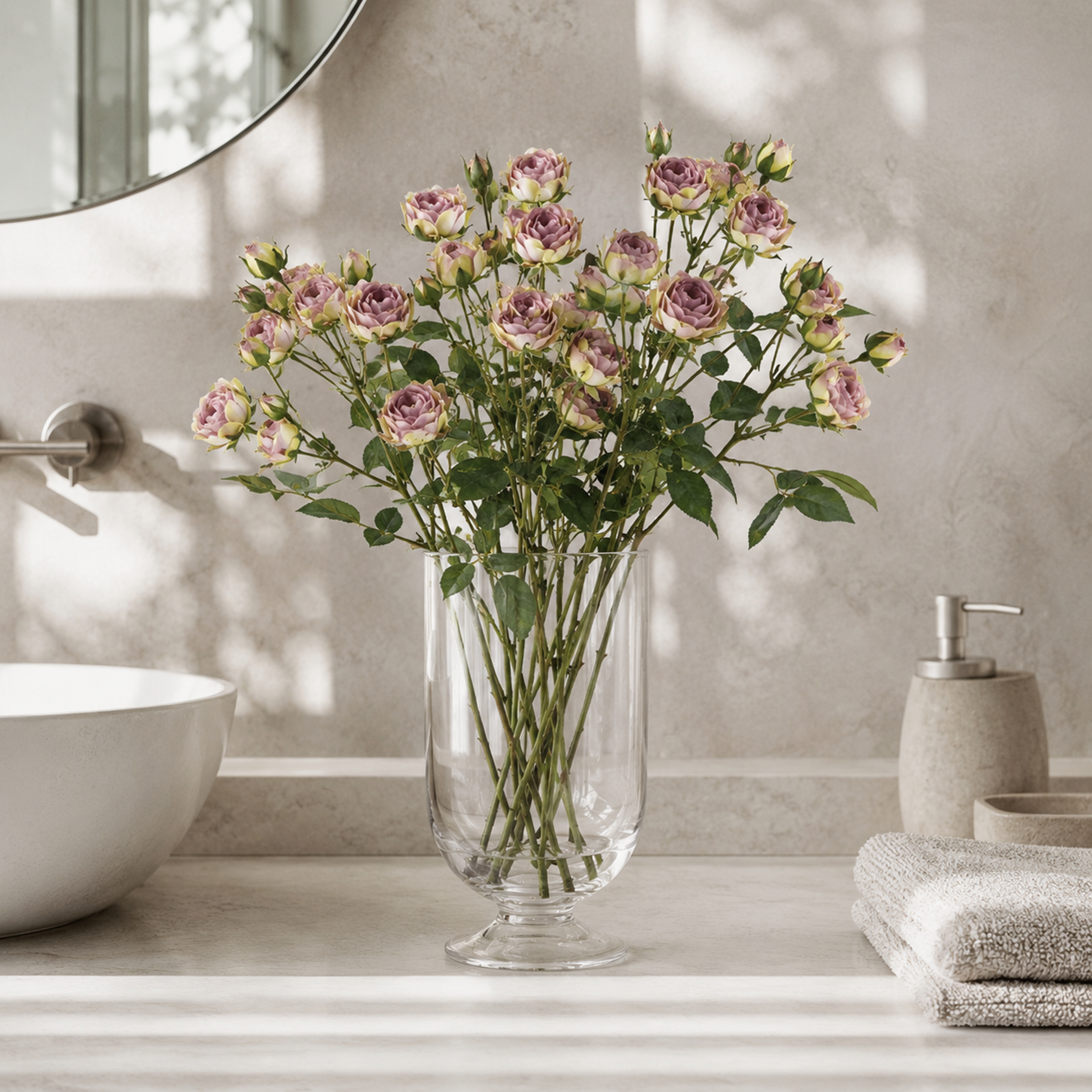 Rose Spray L58 cm