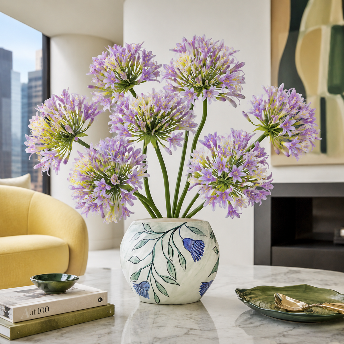 Agapanthus Stem L107 cm