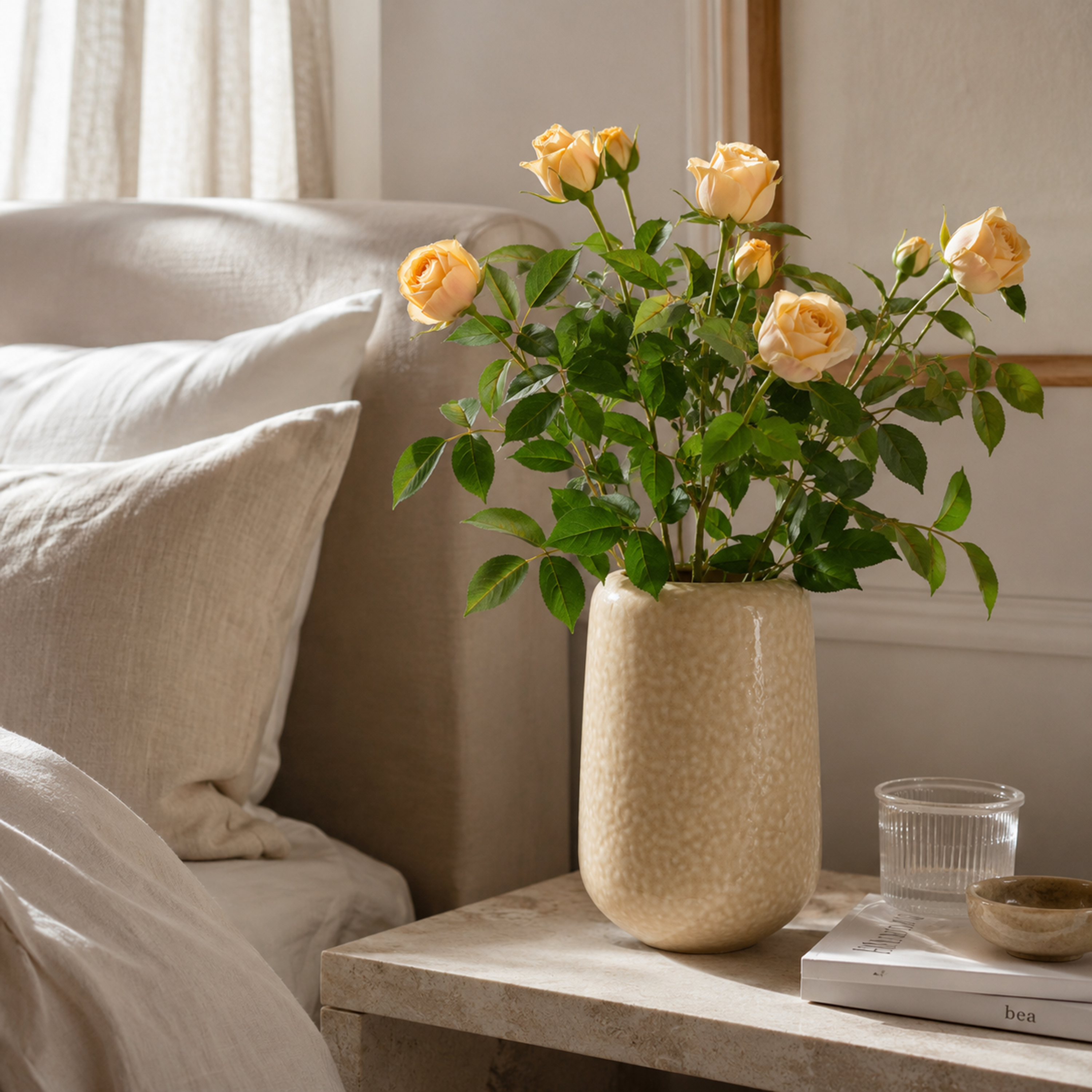 Rose Spray L58 cm
