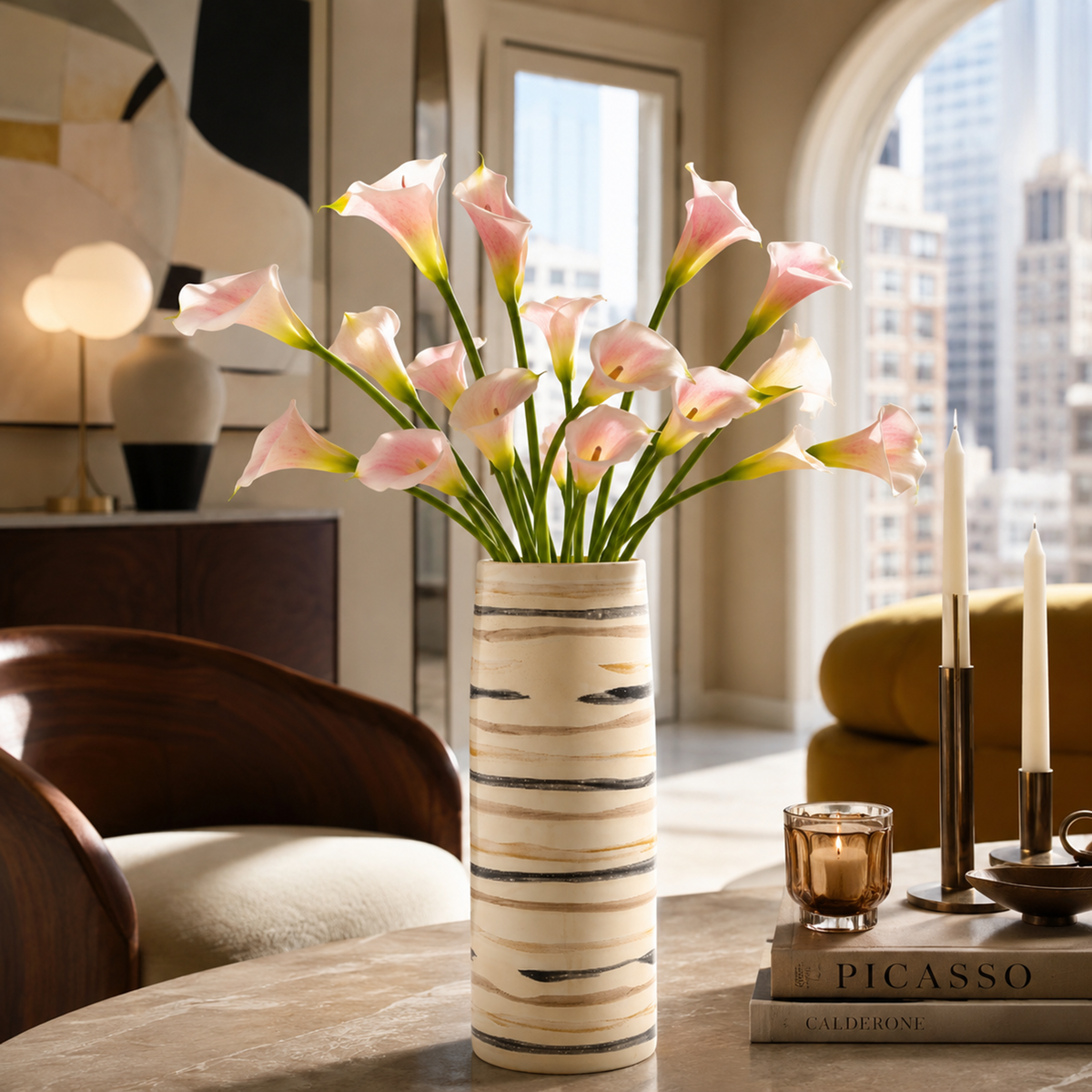 Calla Lily Stem L77 cm