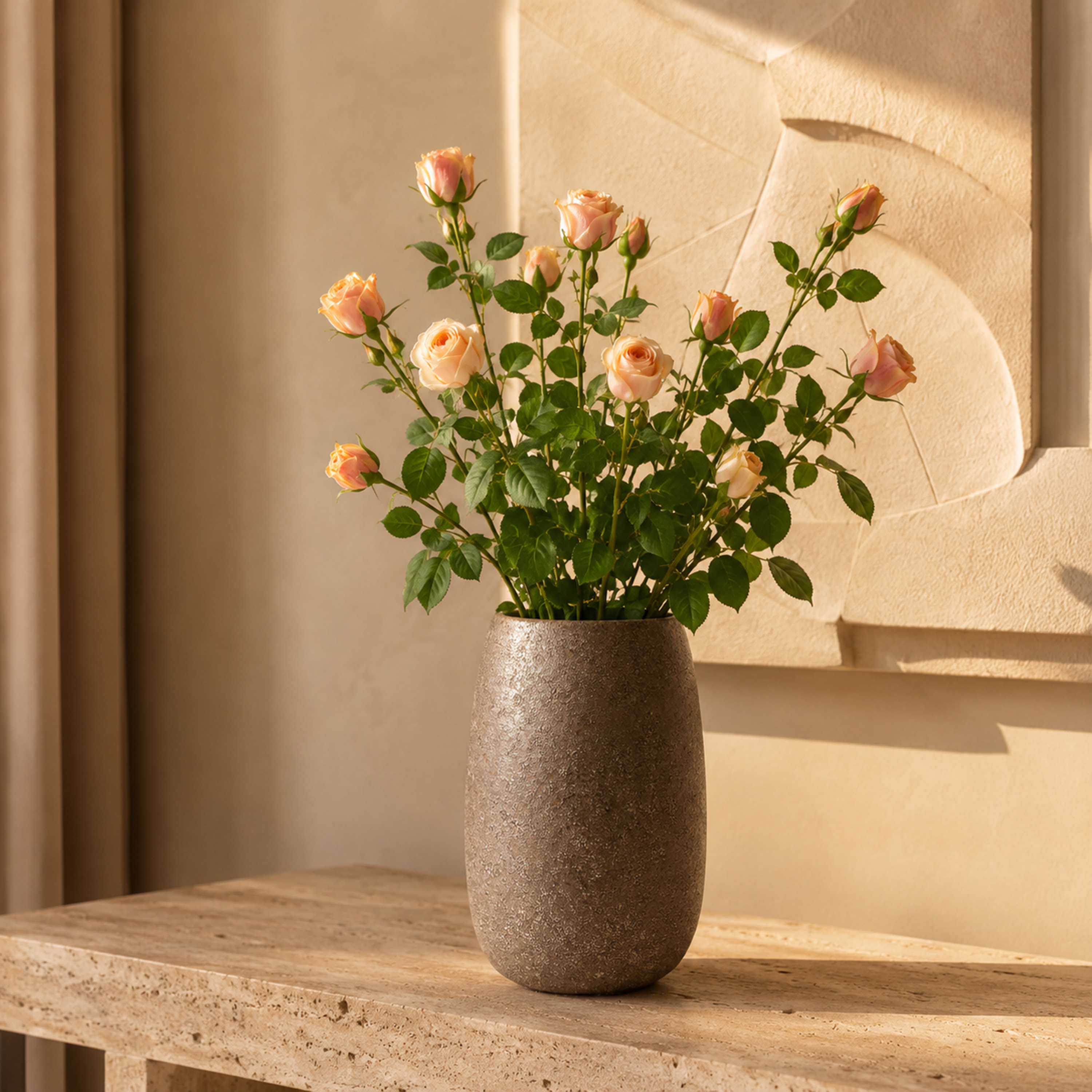 Rose Spray L58 cm