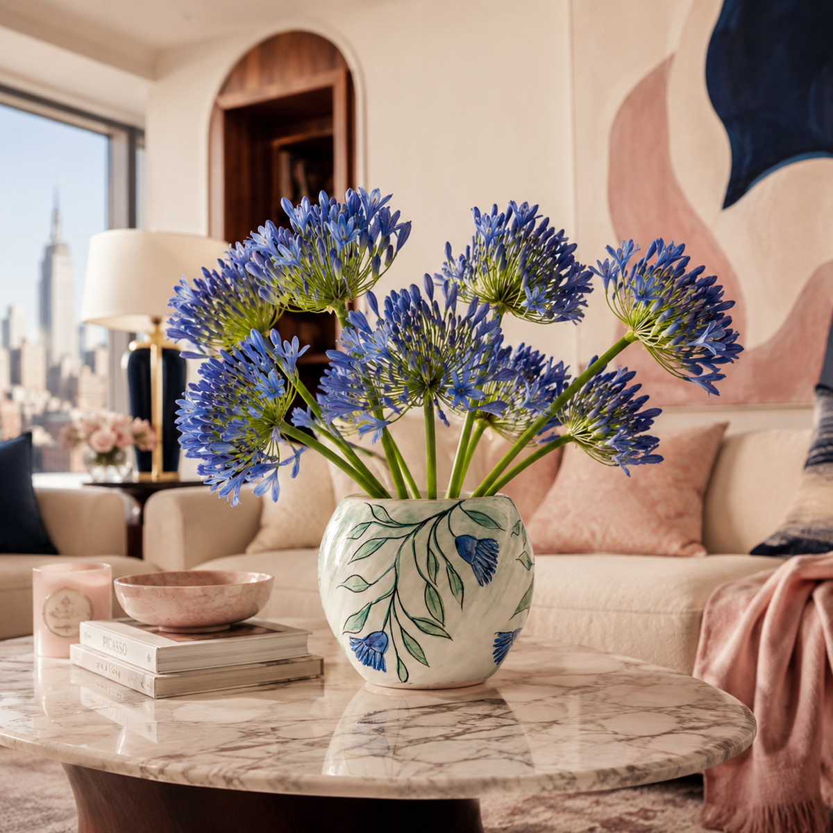 Agapanthus Stem L107 cm