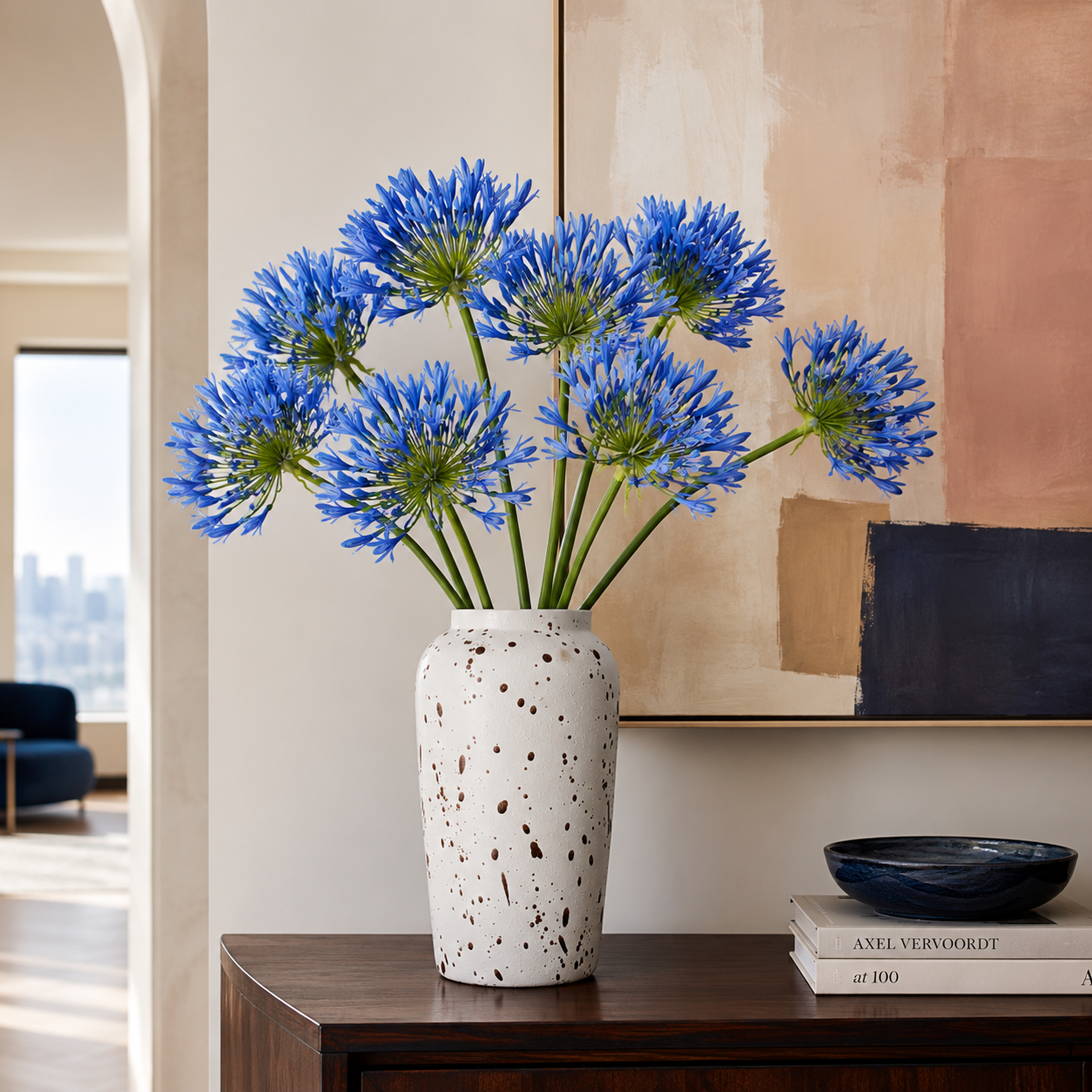 Agapanthus Stem L107 cm