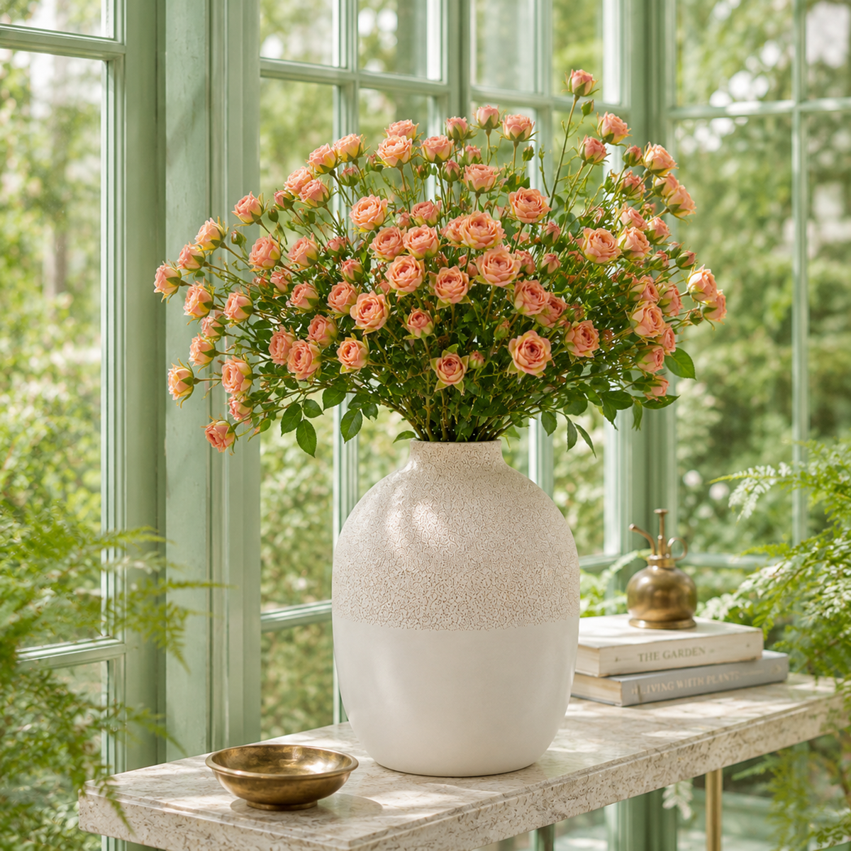Rose Spray L58 cm