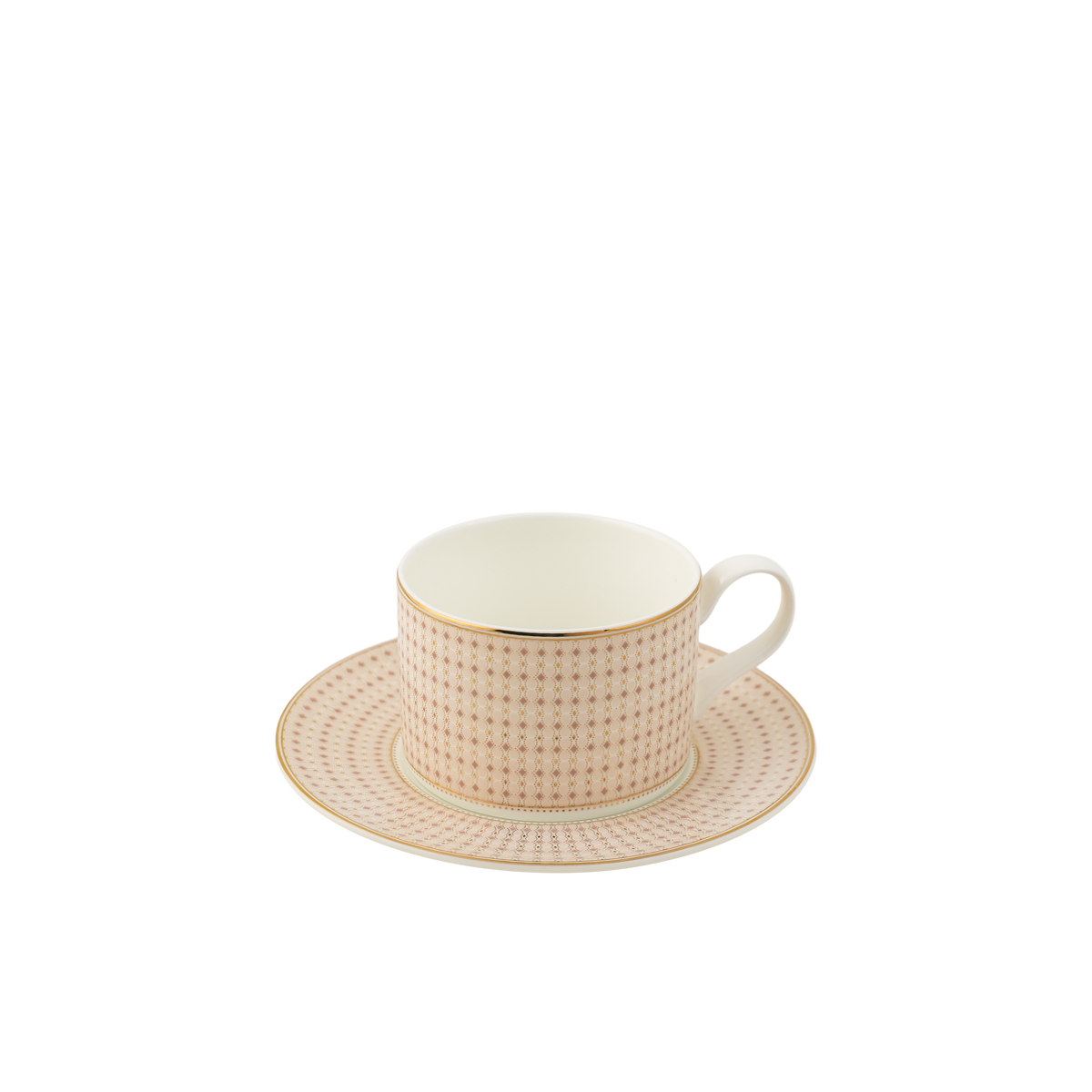 Grace Gold Tea Cup & Saucer S/2
