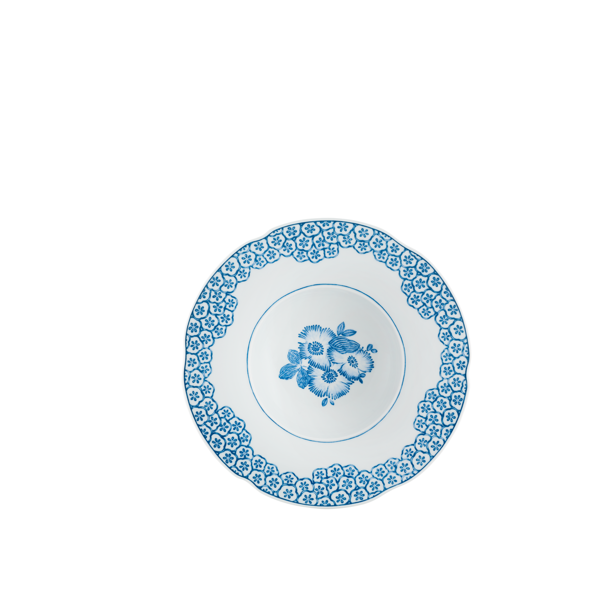 Coralina Blue Soup Plate