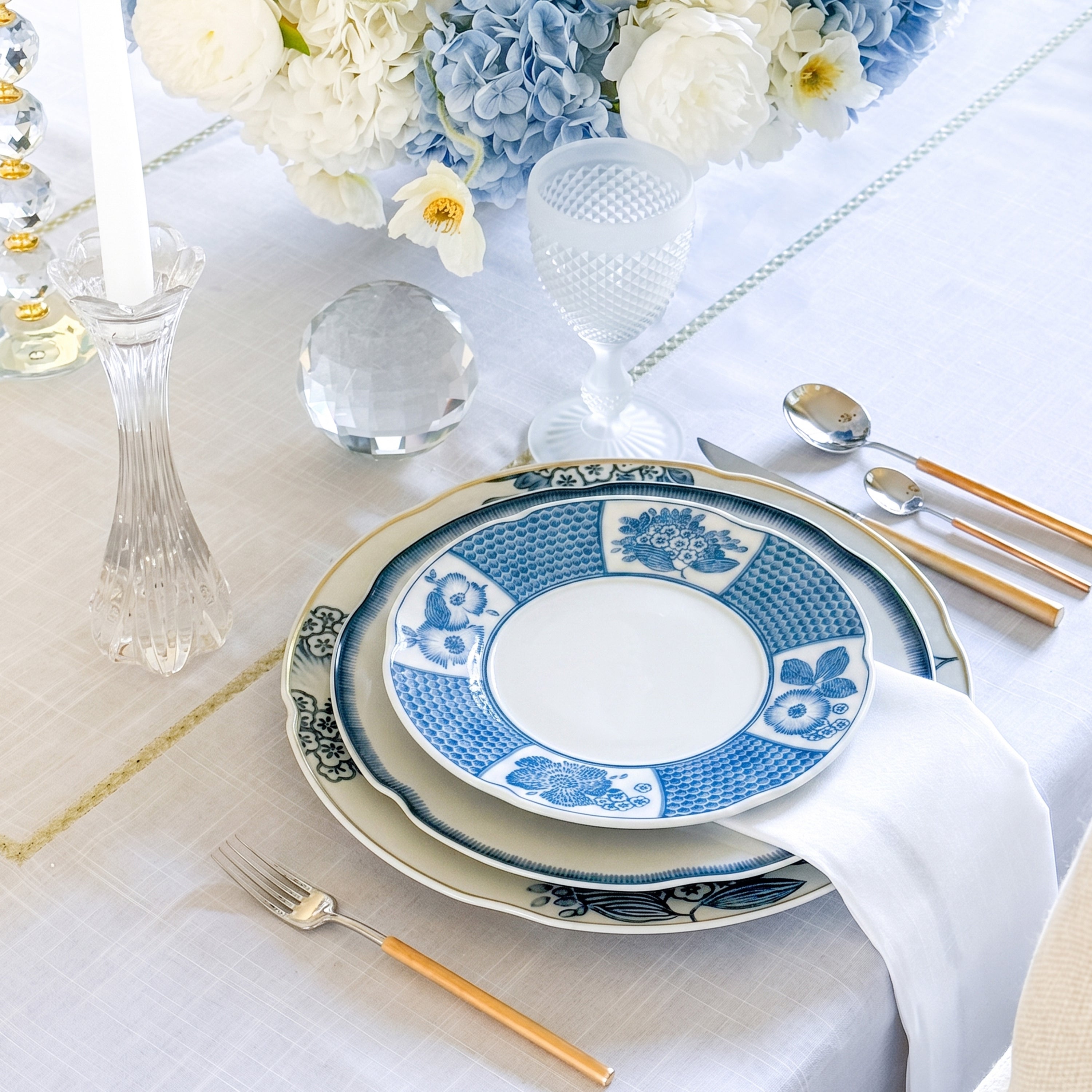 Coralina Blue Bread and Butter Plate