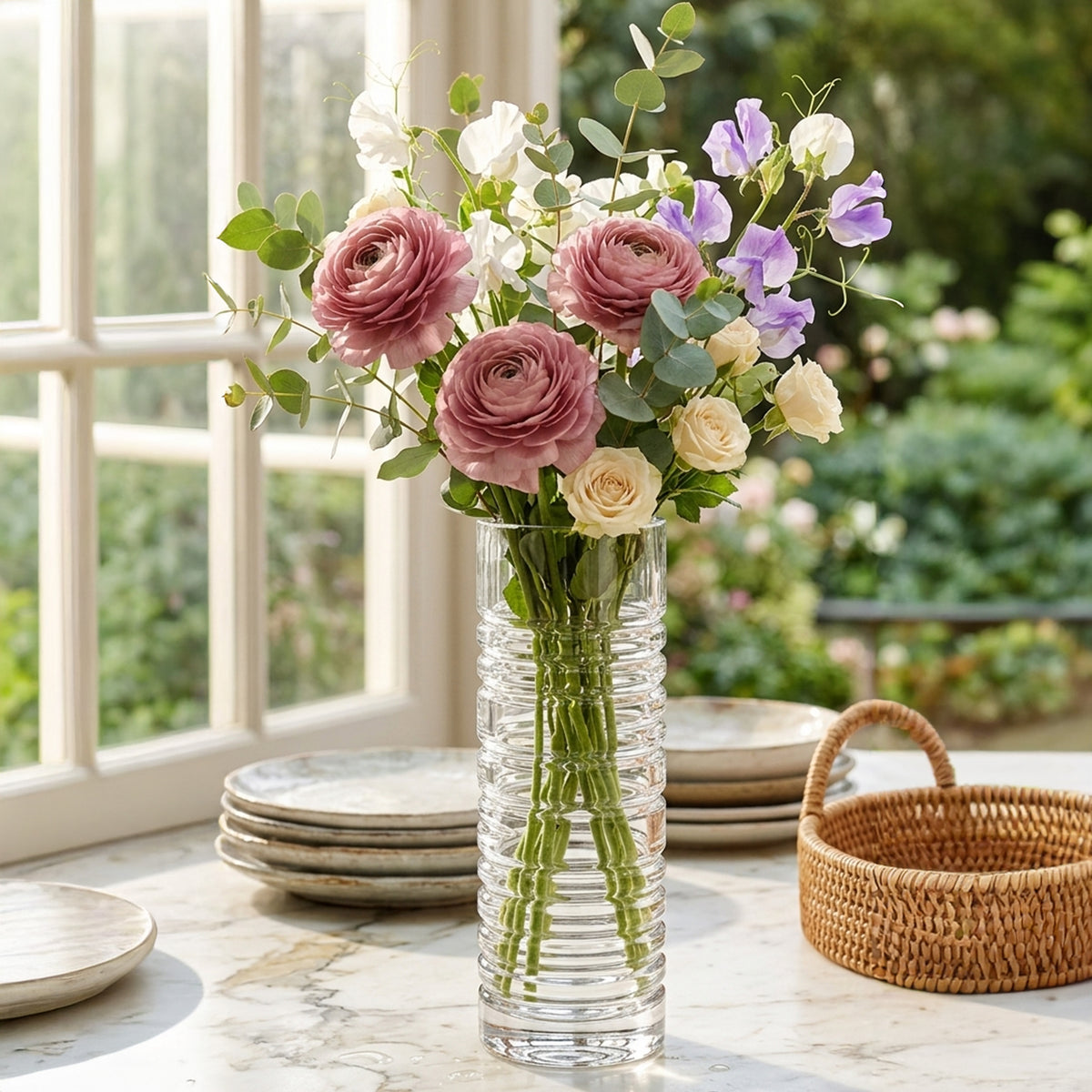 Crystal Garden Vase Daisy