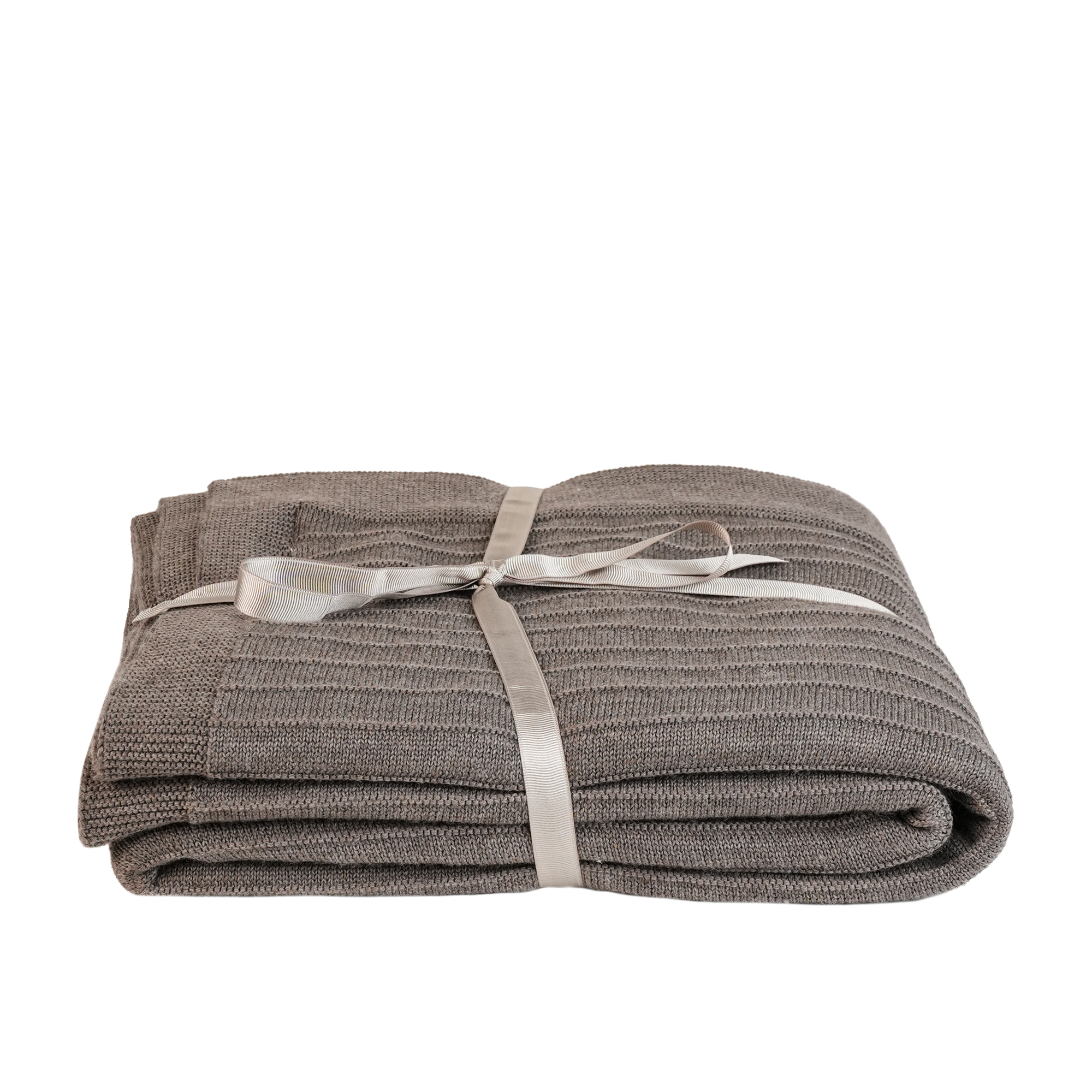 Argyle 100% Woolen Knitted Throw