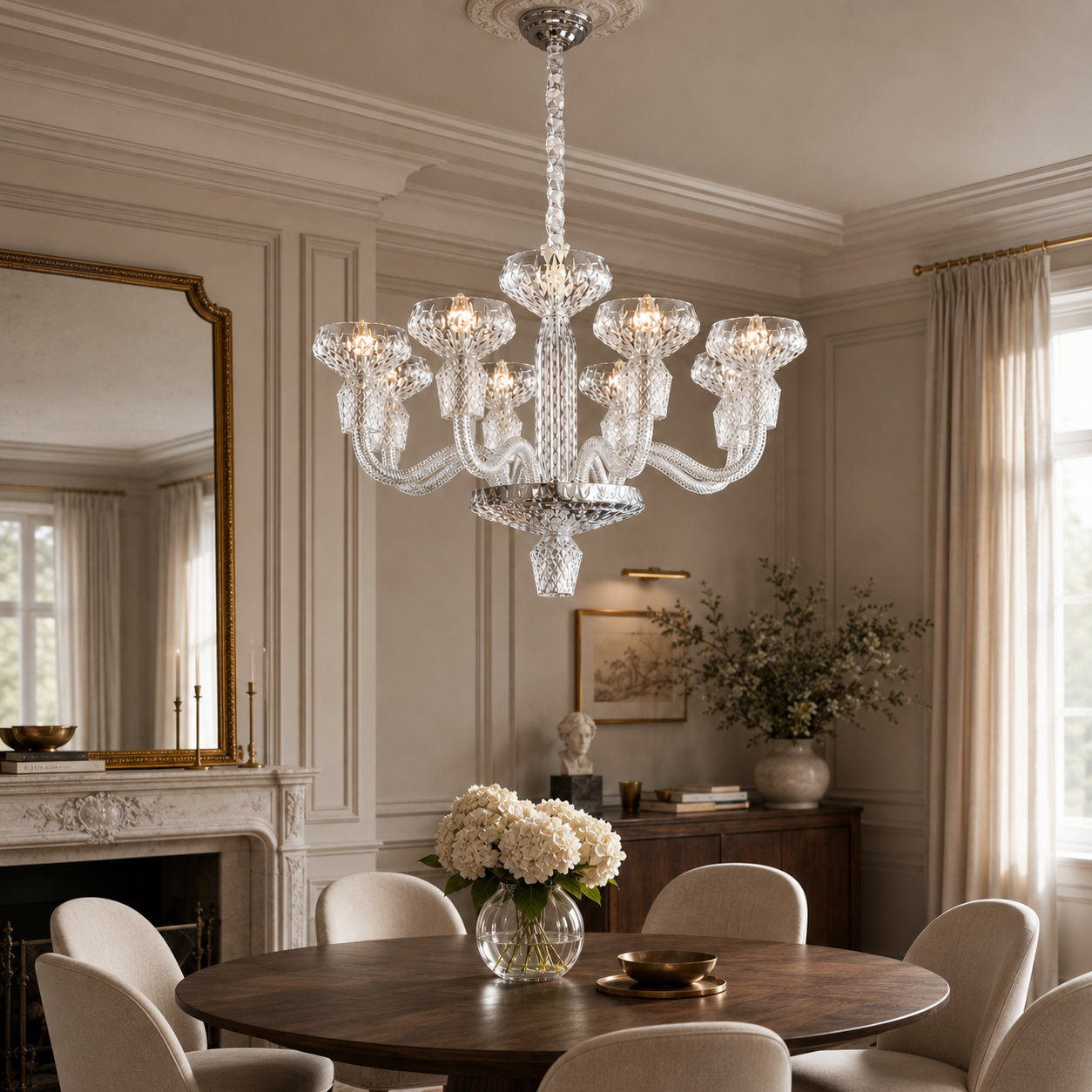 Veridian Chandelier H55 cm