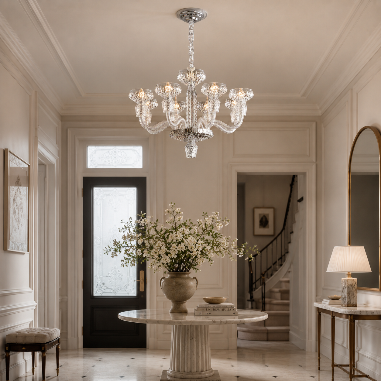 Veridian Chandelier H55 cm