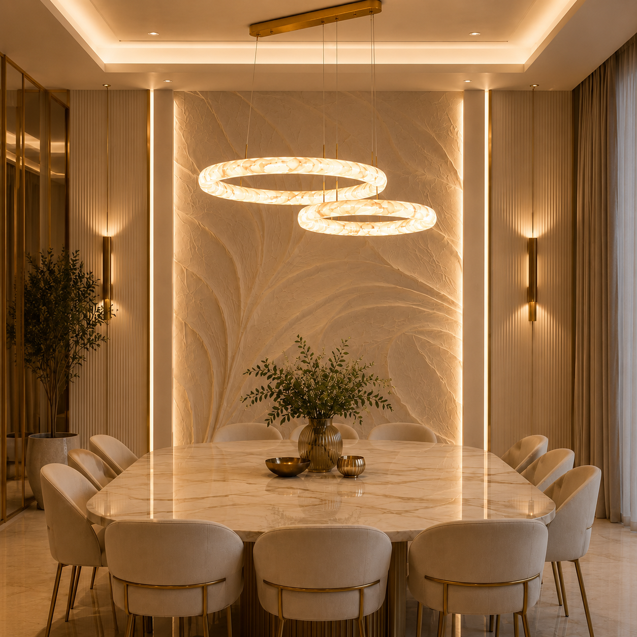 Duo Chandelier