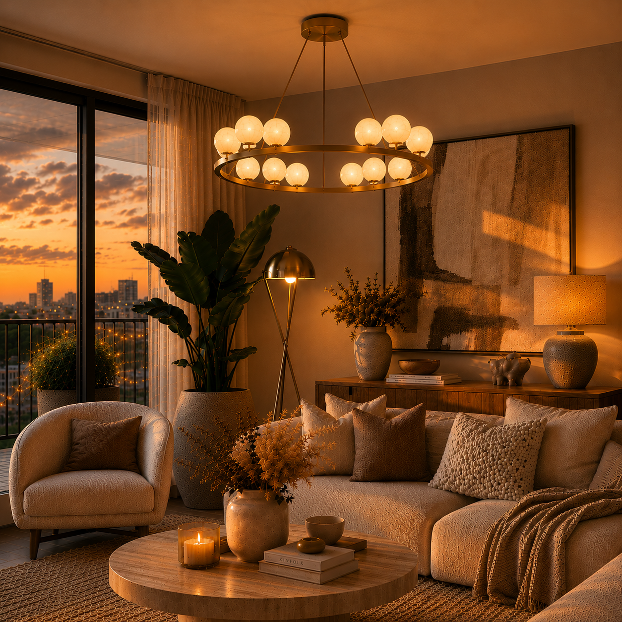 Favrile Chandelier