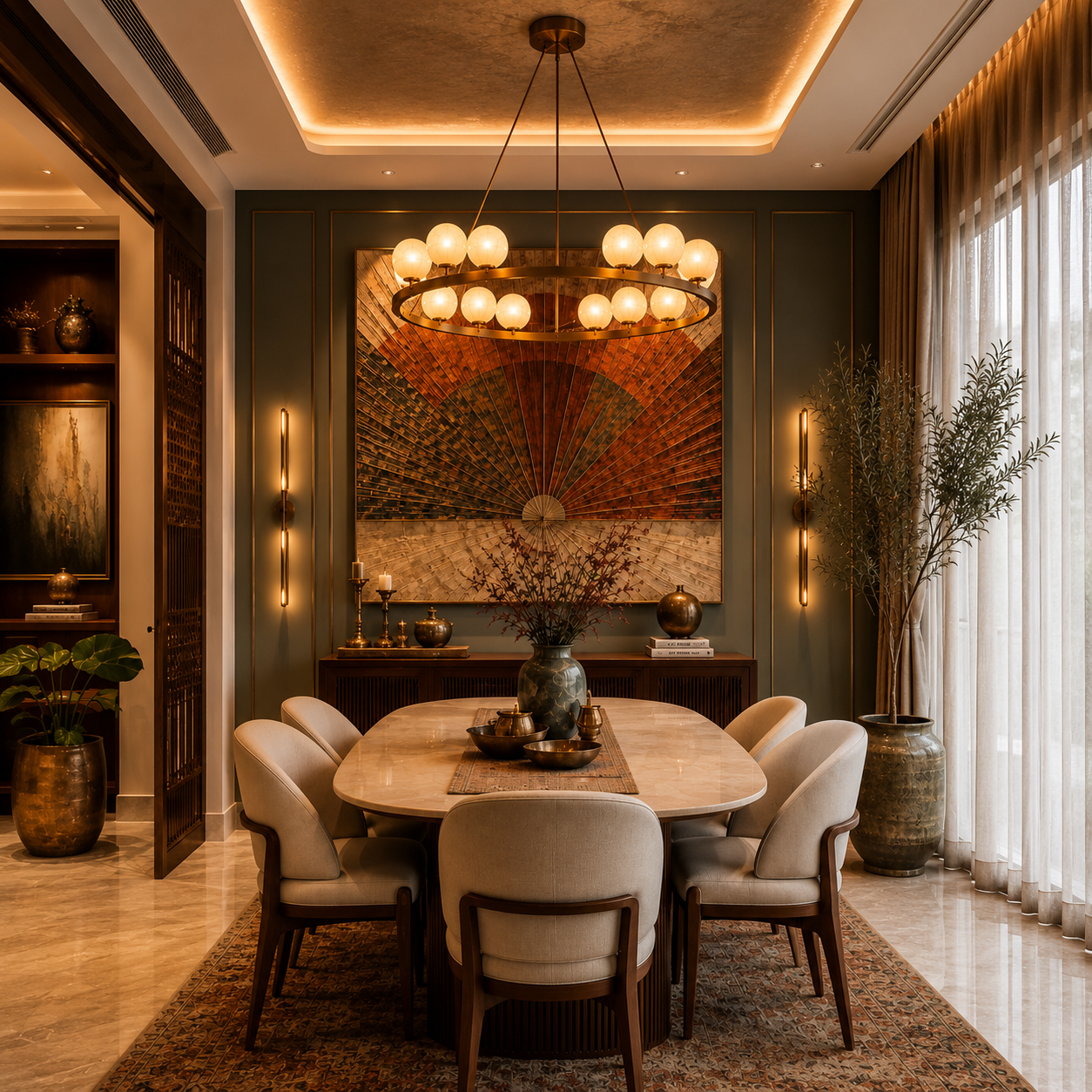 Favrile Chandelier