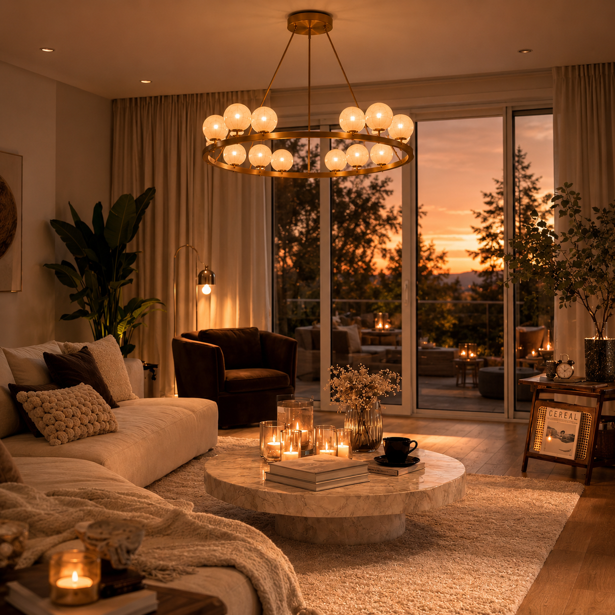 Favrile Chandelier