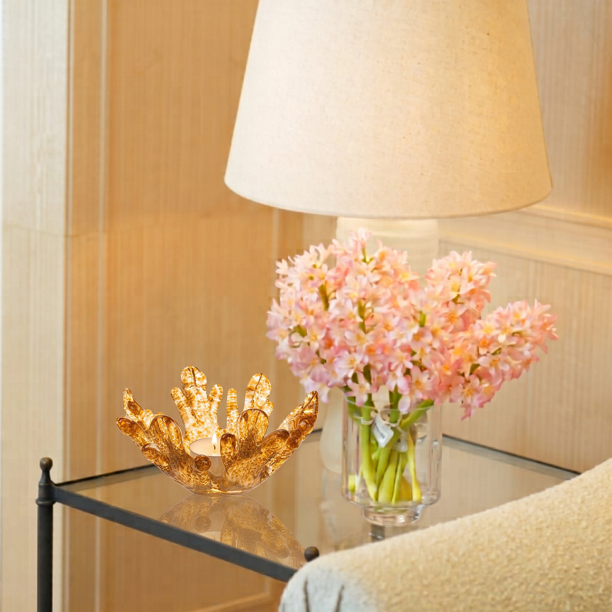Coral T-Light Holder