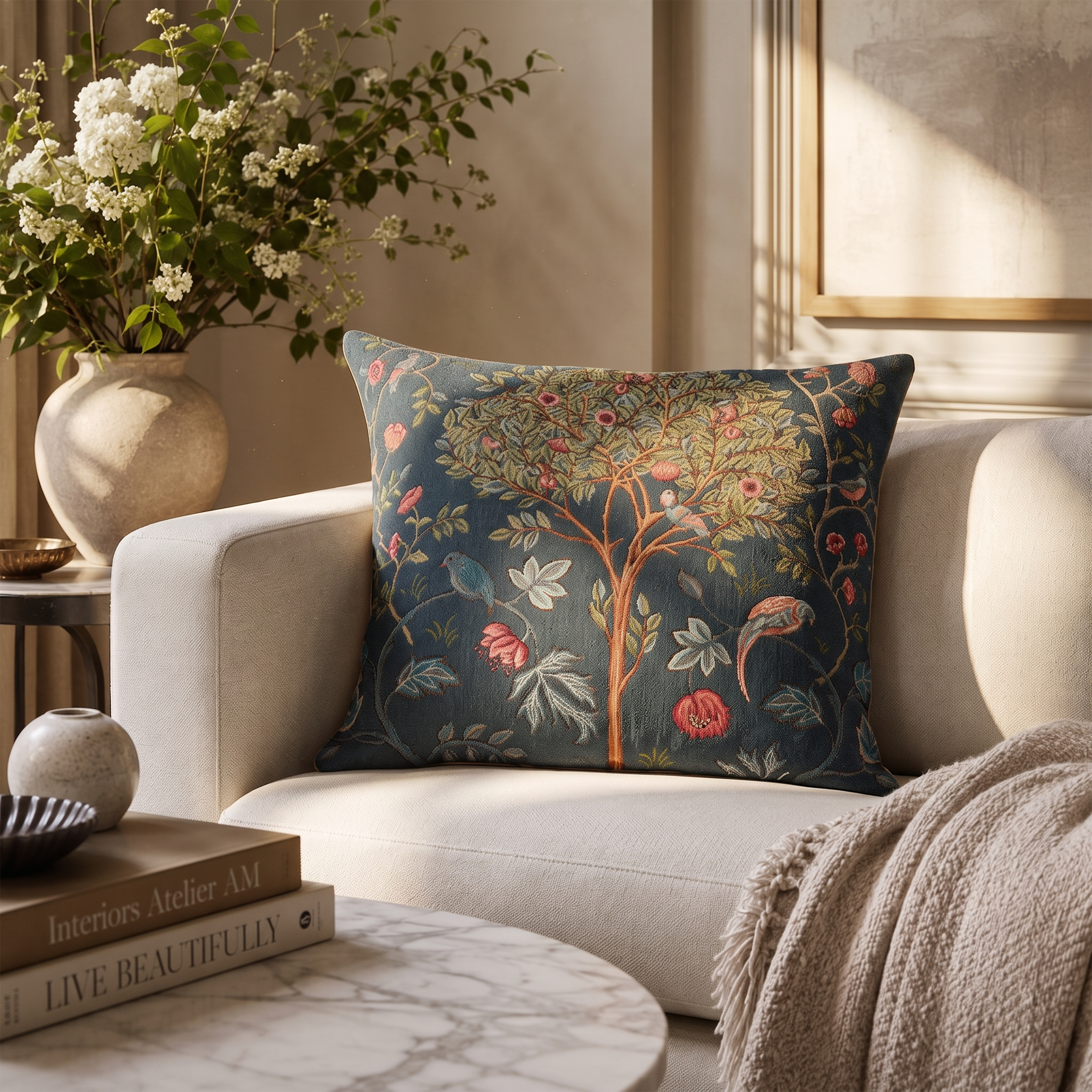 Kelmscott tree Decorative Cushion
