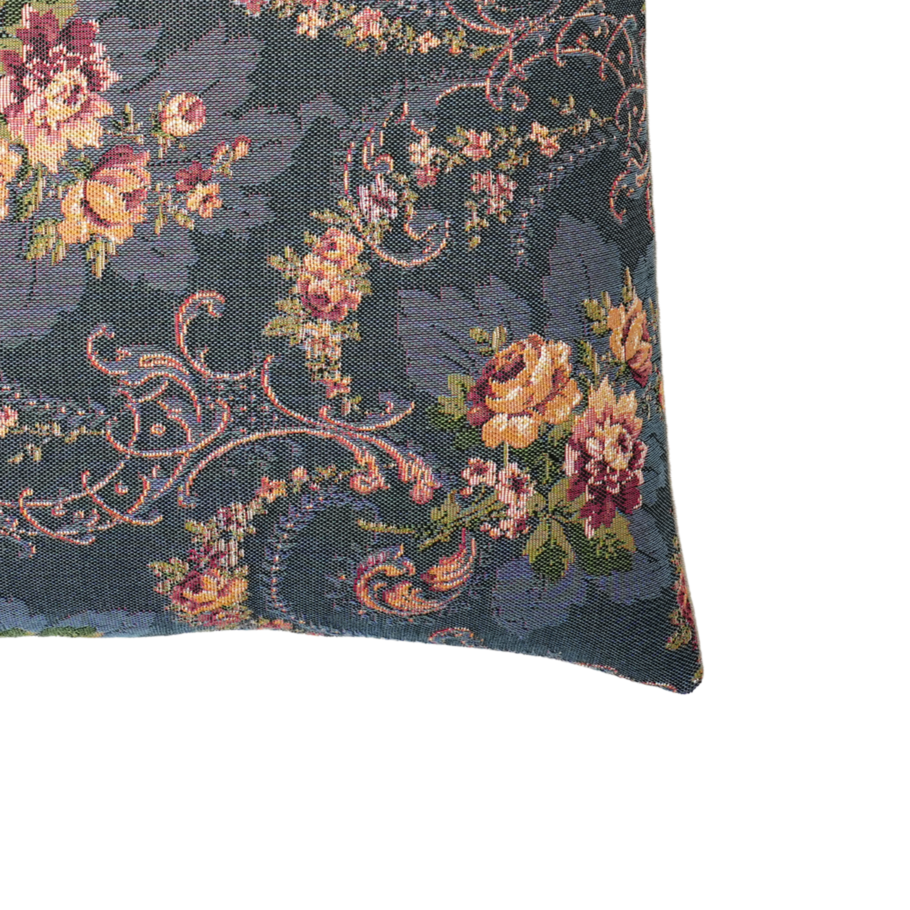 Arabesques And Bouquet Decorative Cushion