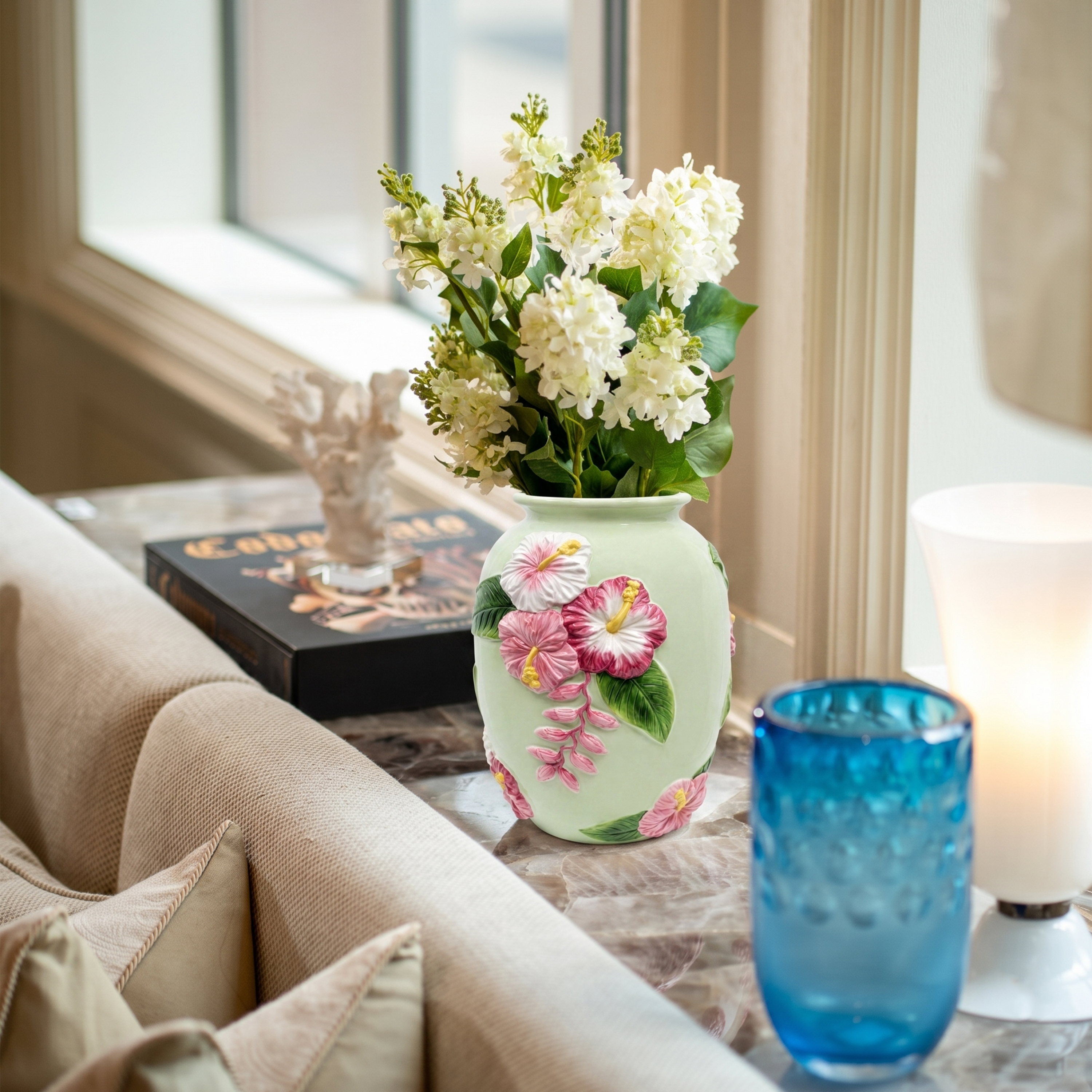 Fleuron Vase H35 cm