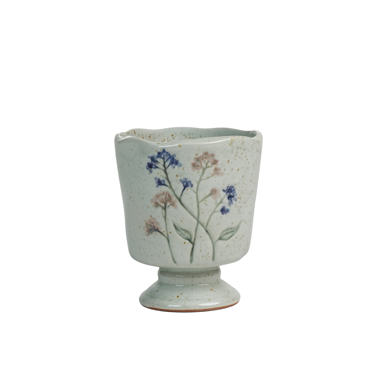 Meadow Footed Scented Candle Jar