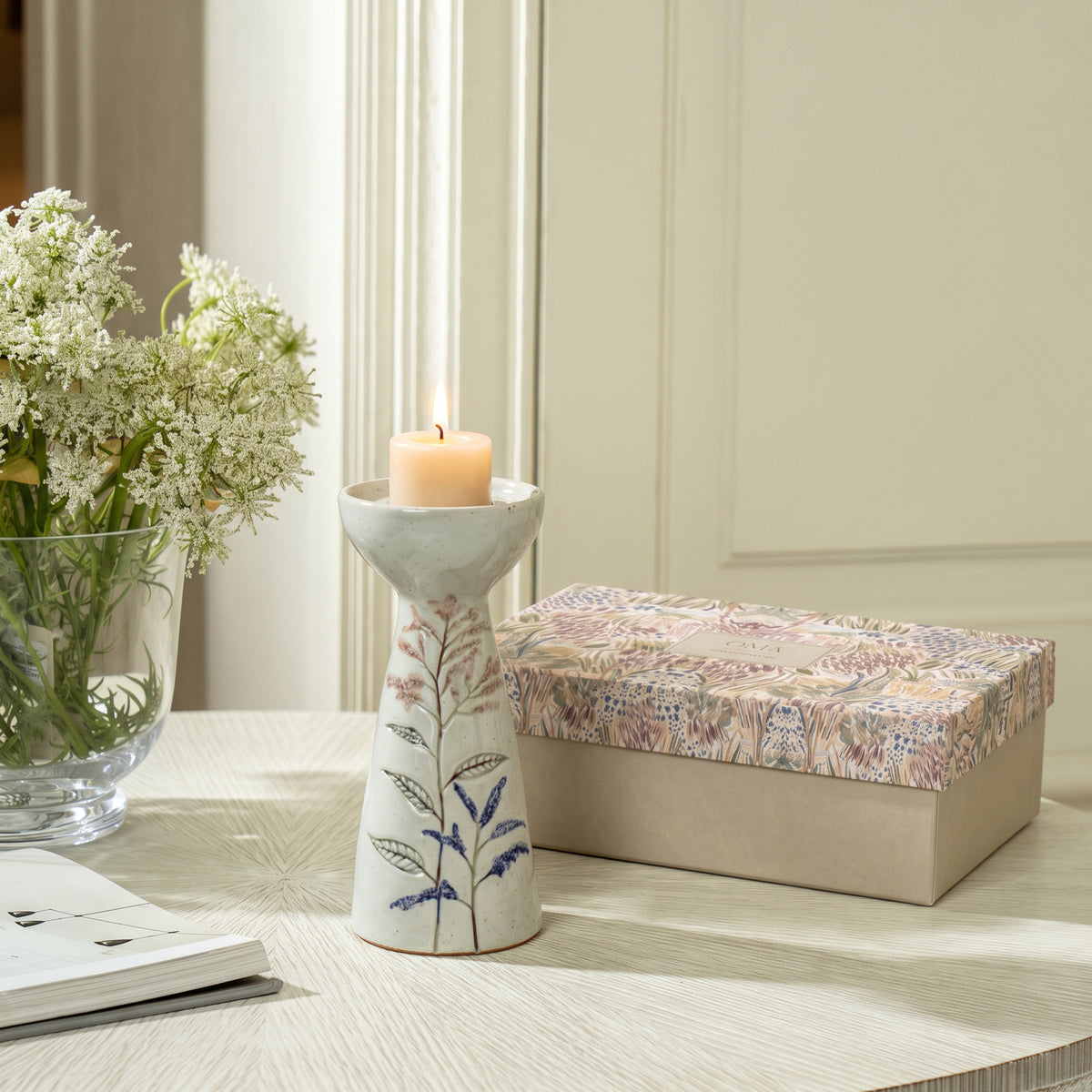 Meadow Pillar Candle Holder