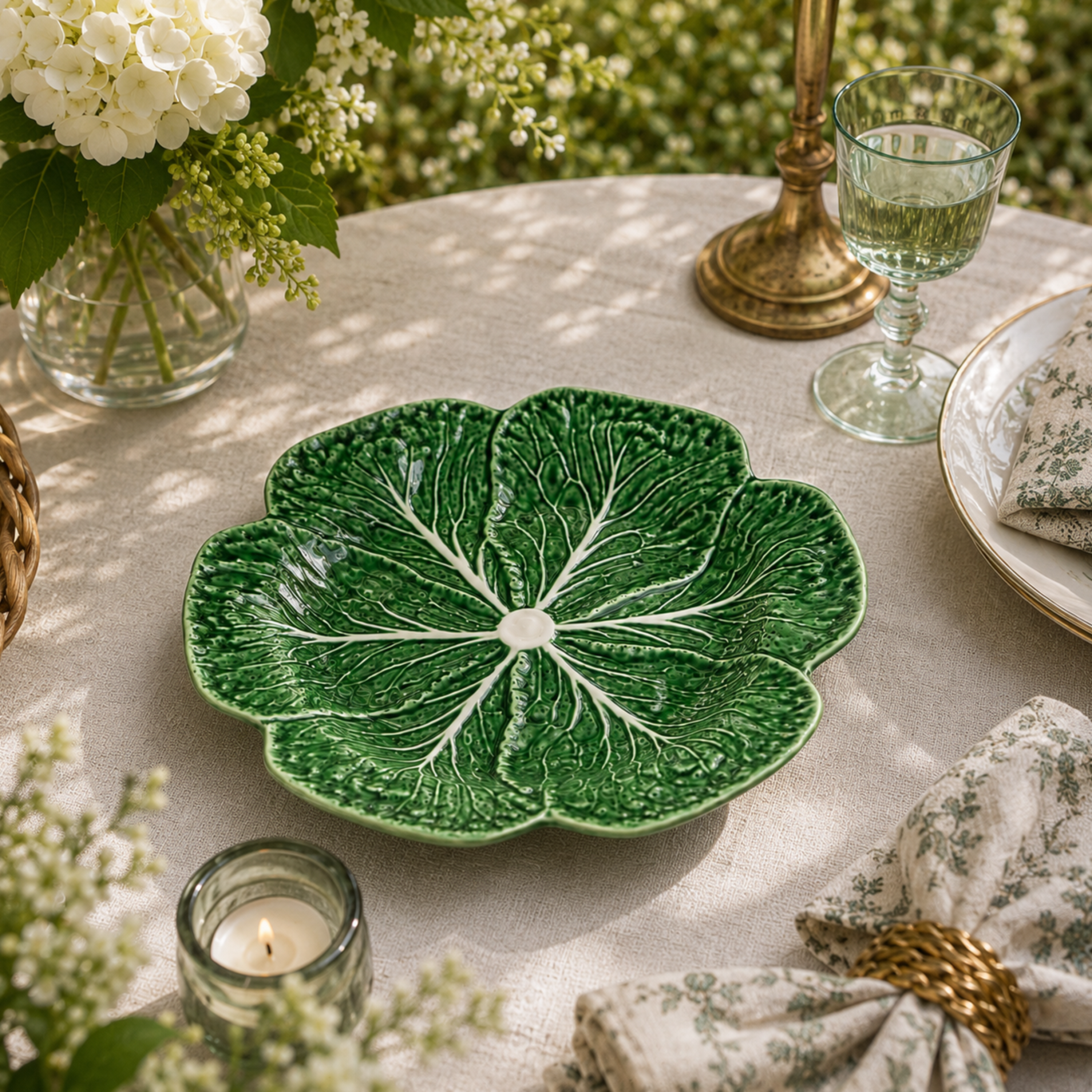 Cabbage Dinner Plate Green