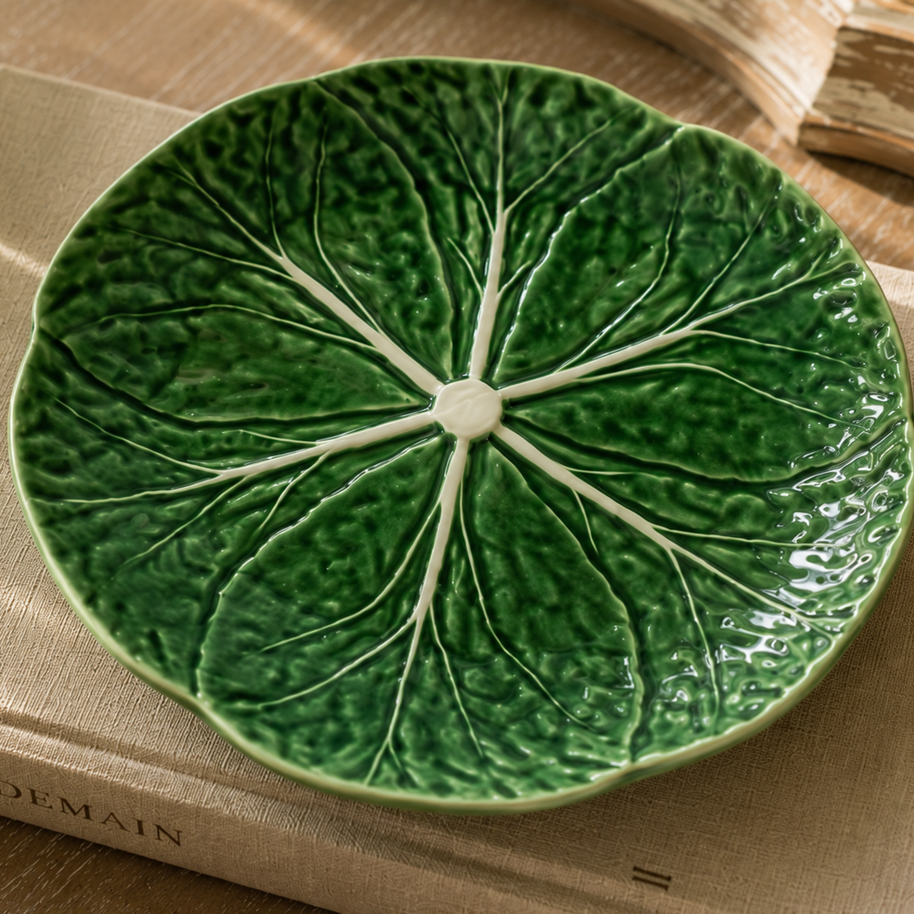 Cabbage Salad Plate Green