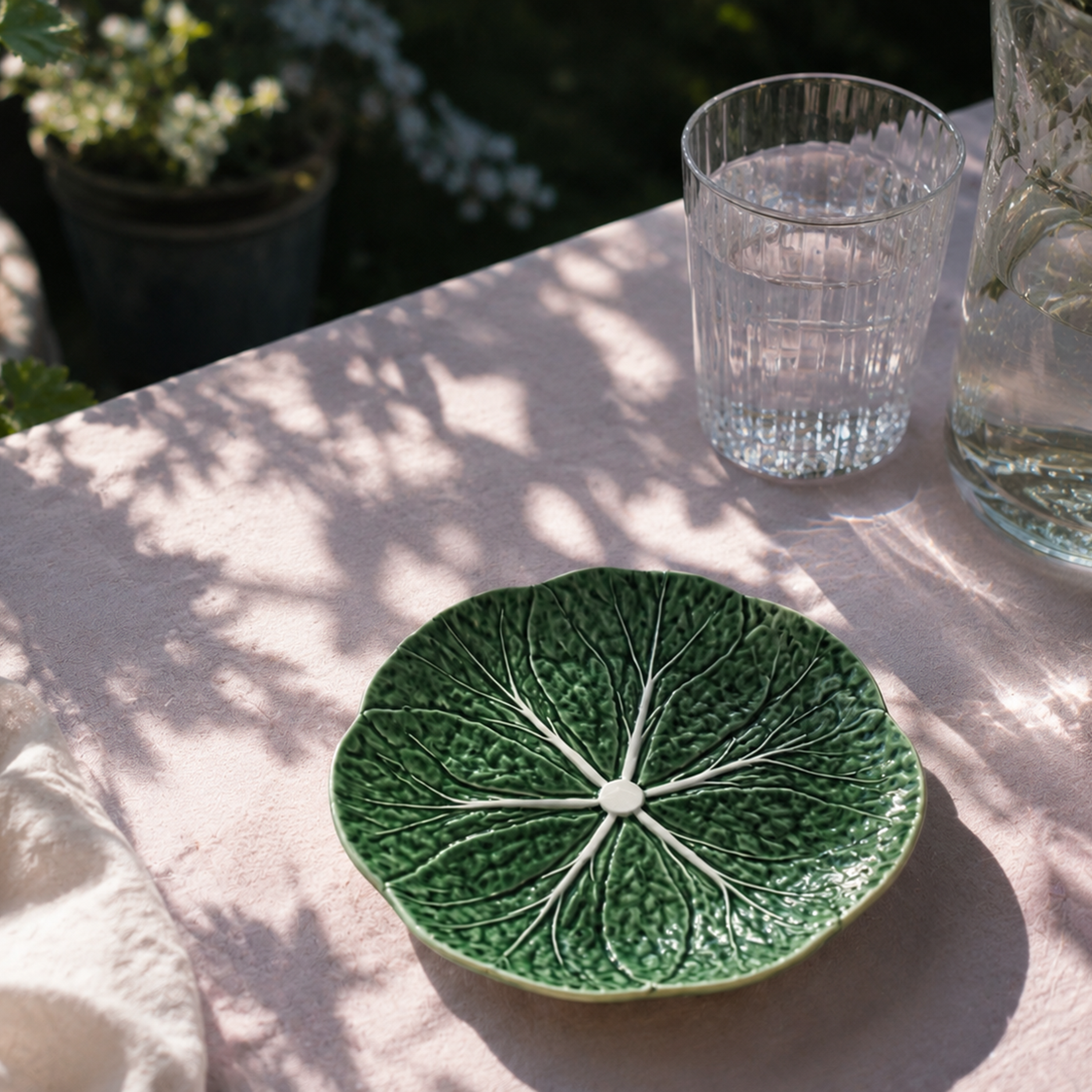 Cabbage Salad Plate Green